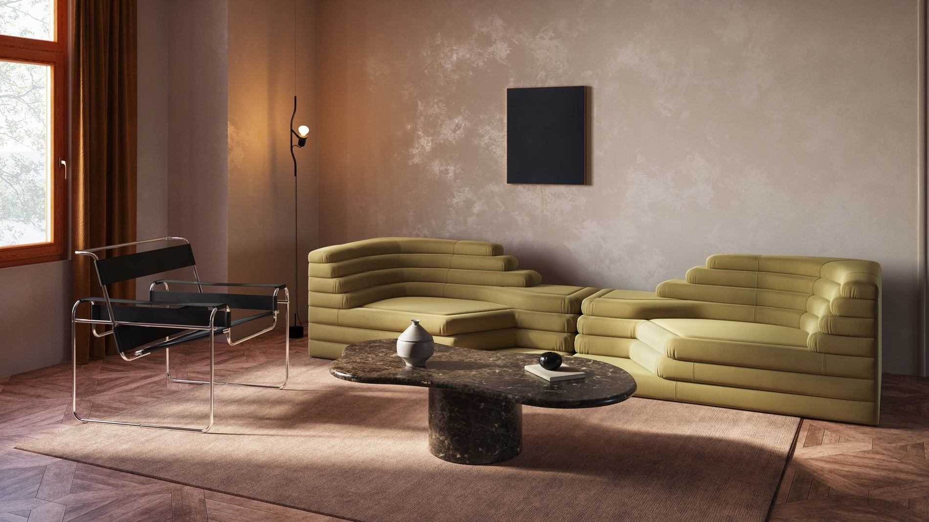 TerrazzaOlive Gold Velvet