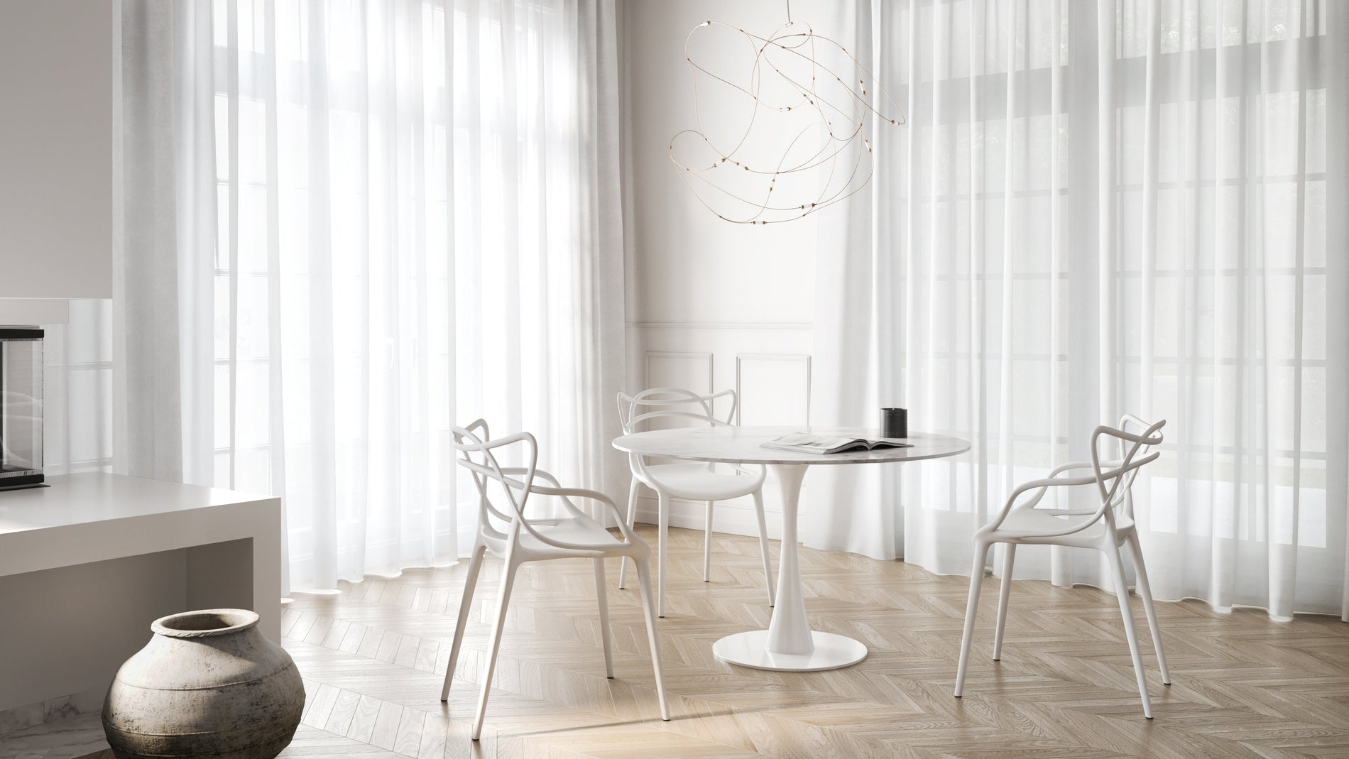 Flock of LightFlock of Light - Flock of Light Chandelier, Medio