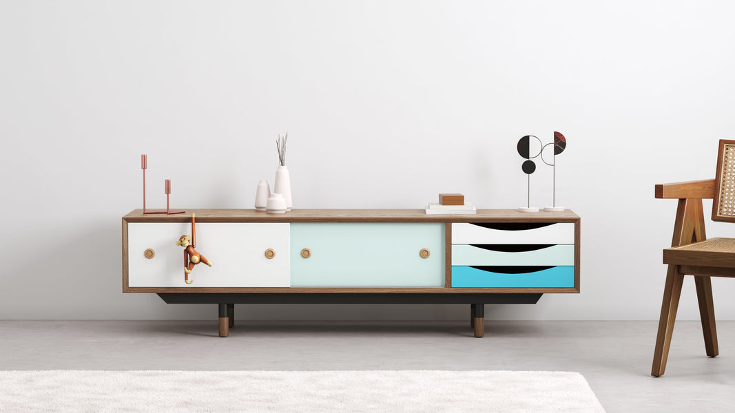 Finn JuhlFinn Juhl - Finn Juhl TV Cabinet, Walnut