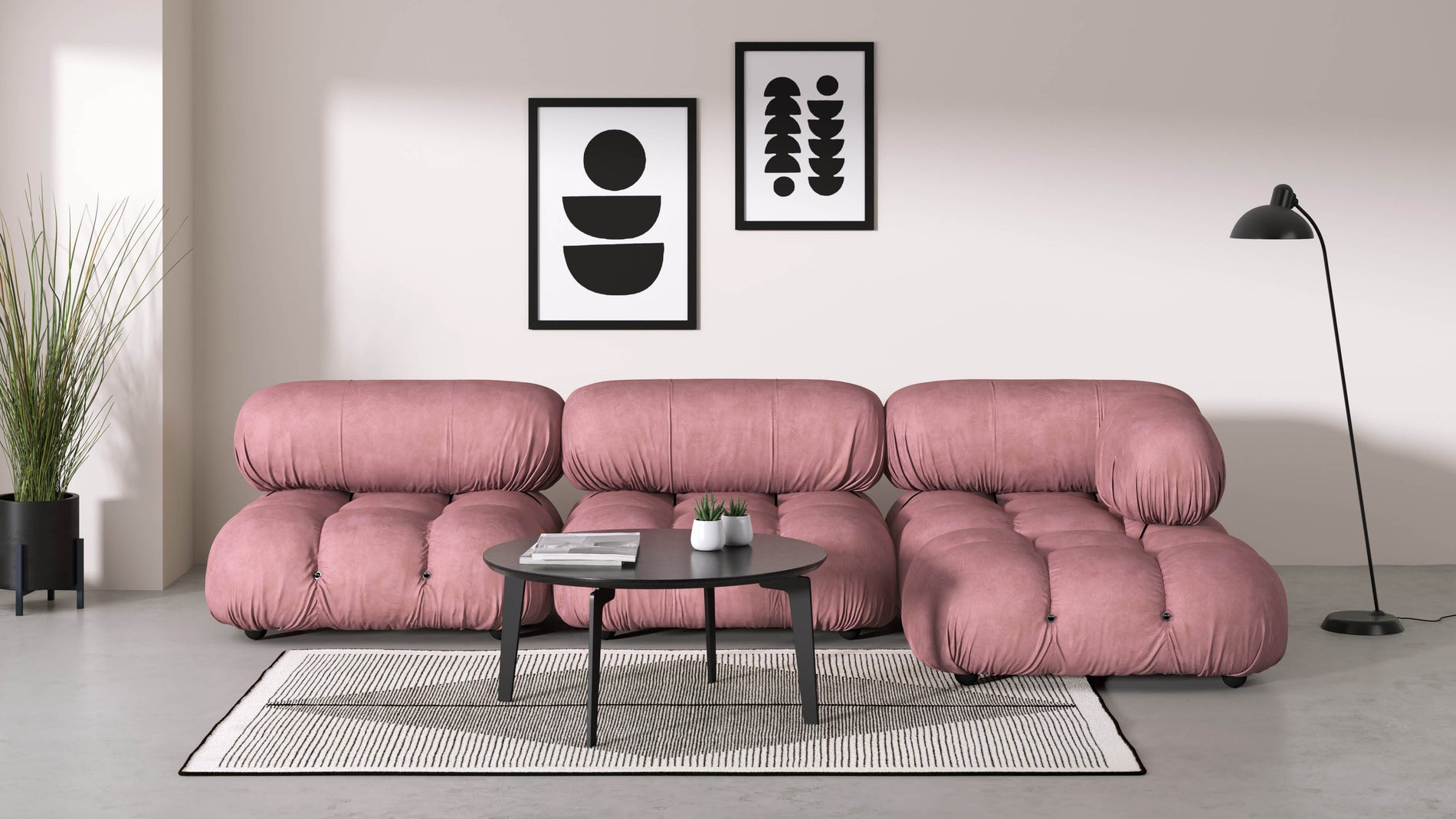 Bellini ModuleBlush Pink Velvet