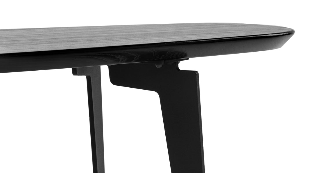 Nils Coffee TableNils Coffee Table - Nils Oval Coffee Table, Black, Large