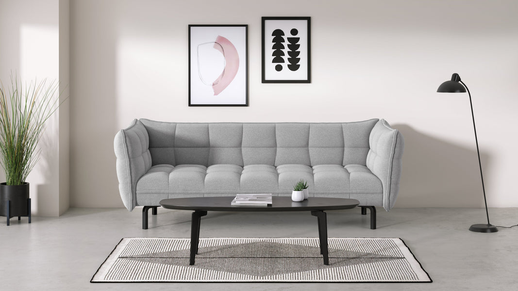 Nils Coffee TableNils Coffee Table - Nils Oval Coffee Table, Black, Large