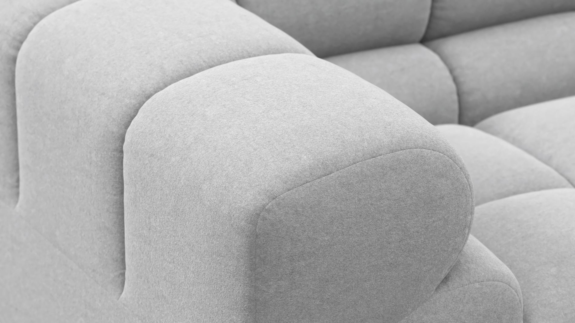 TuftyLight Gray Wool