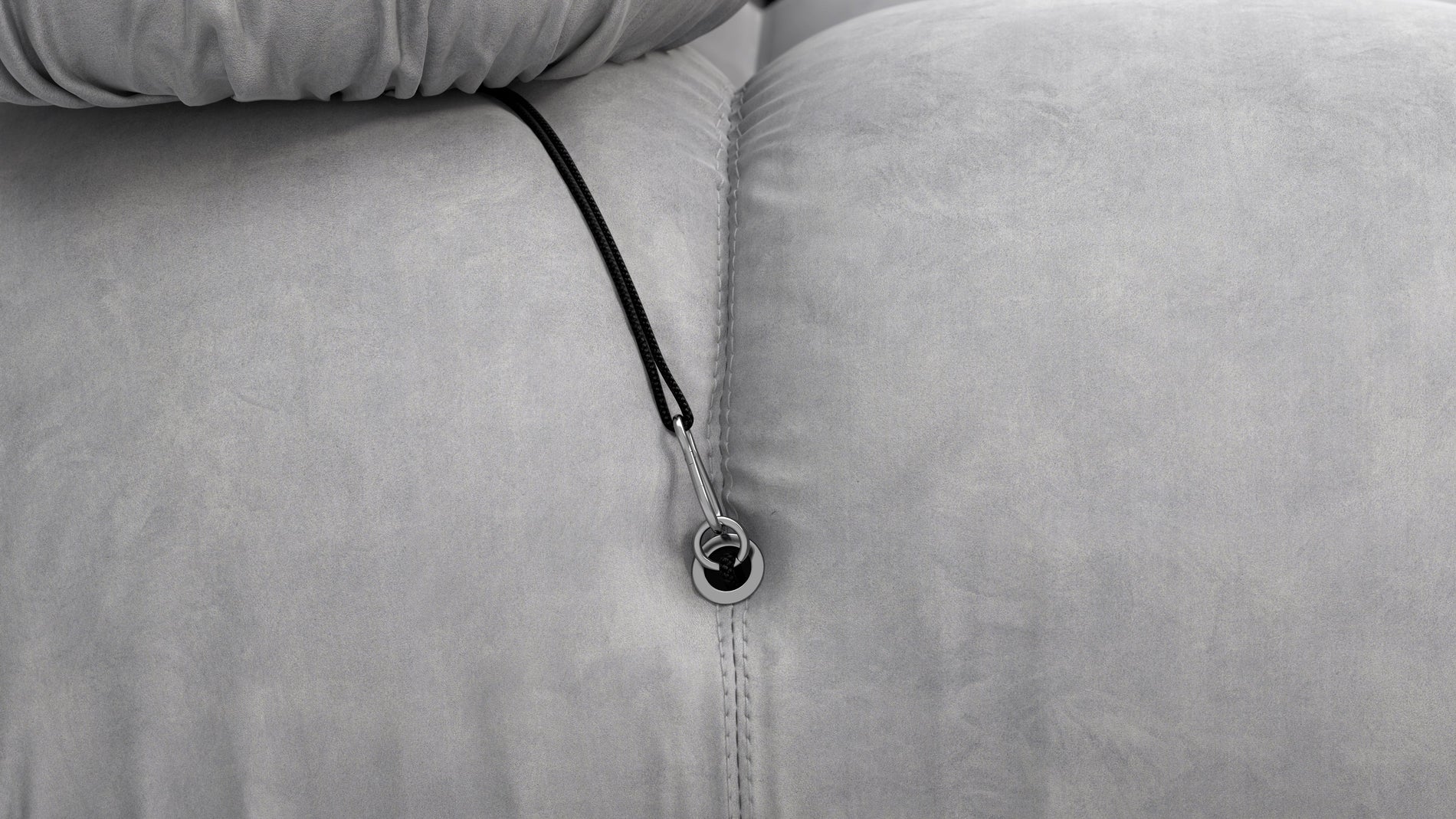 Bellini SofaLight Gray Velvet