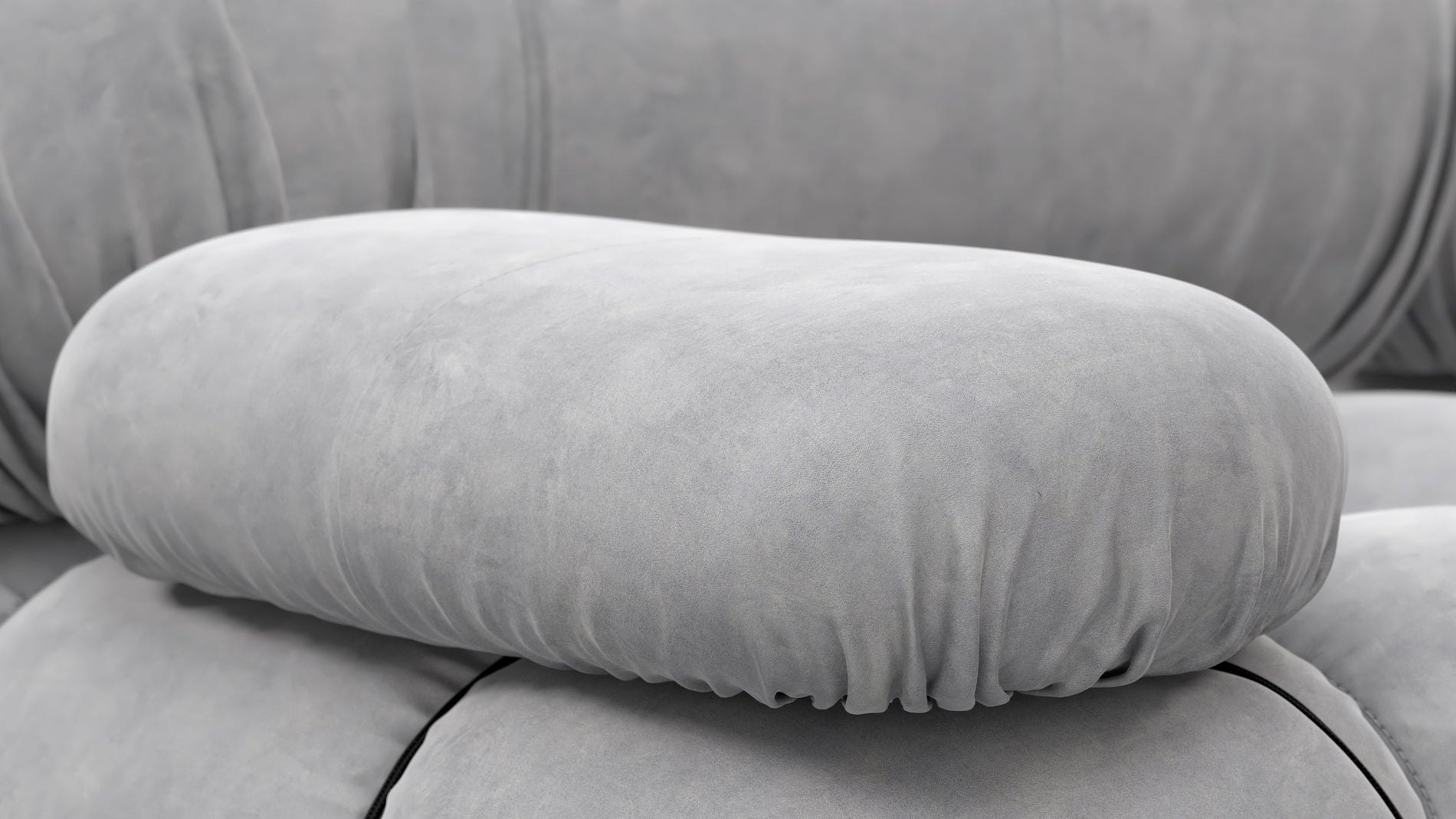 Bellini SofaLight Gray Velvet