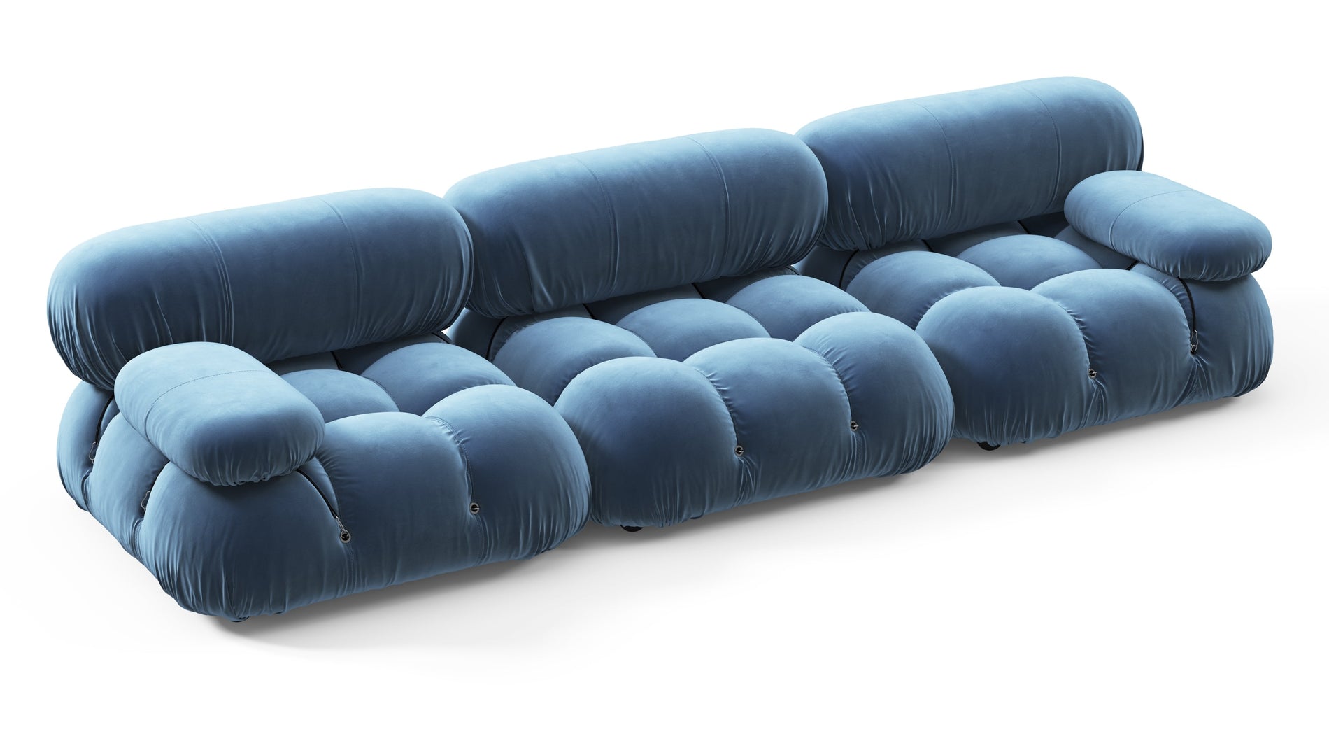 Bellini SofaAegean Blue Velvet