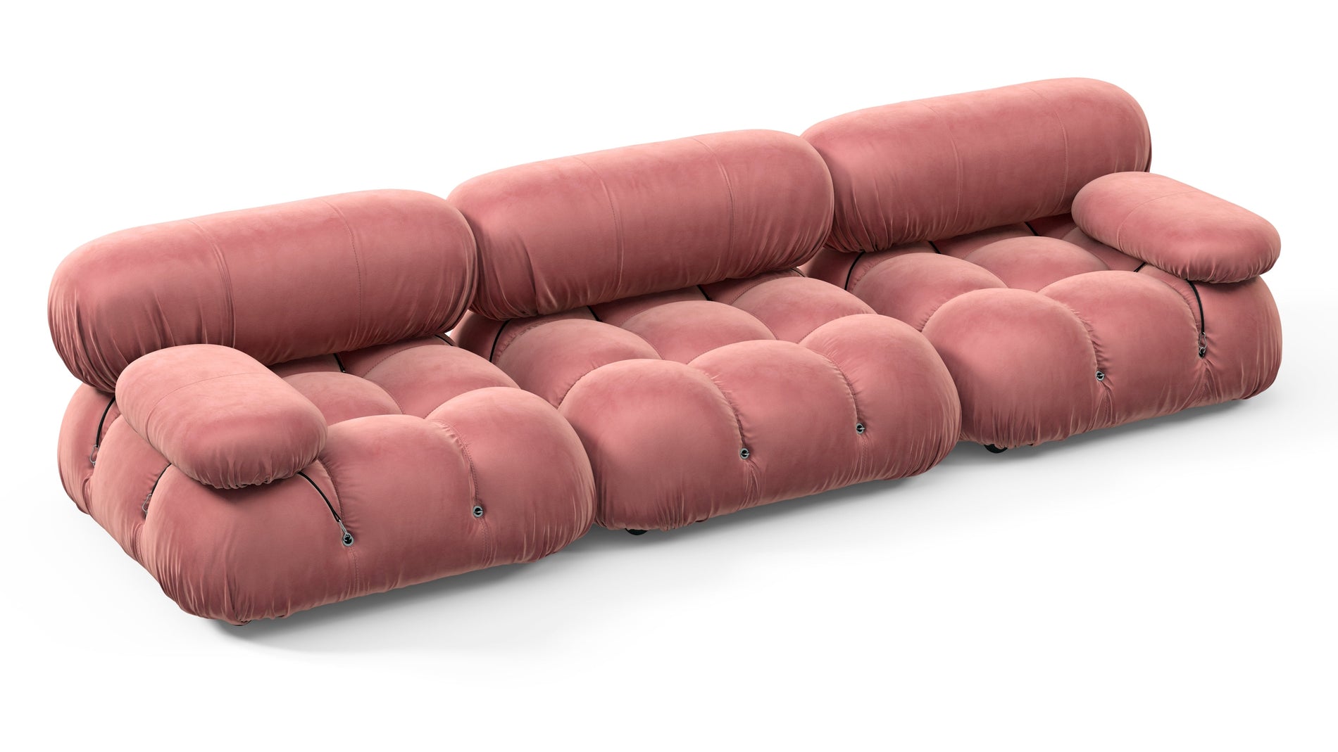 Bellini SofaBlush Pink Velvet