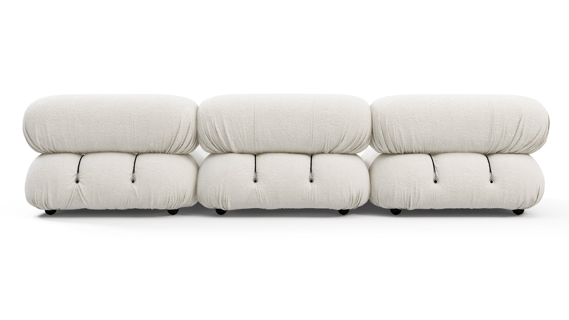 Bellini SectionalWhite Boucle