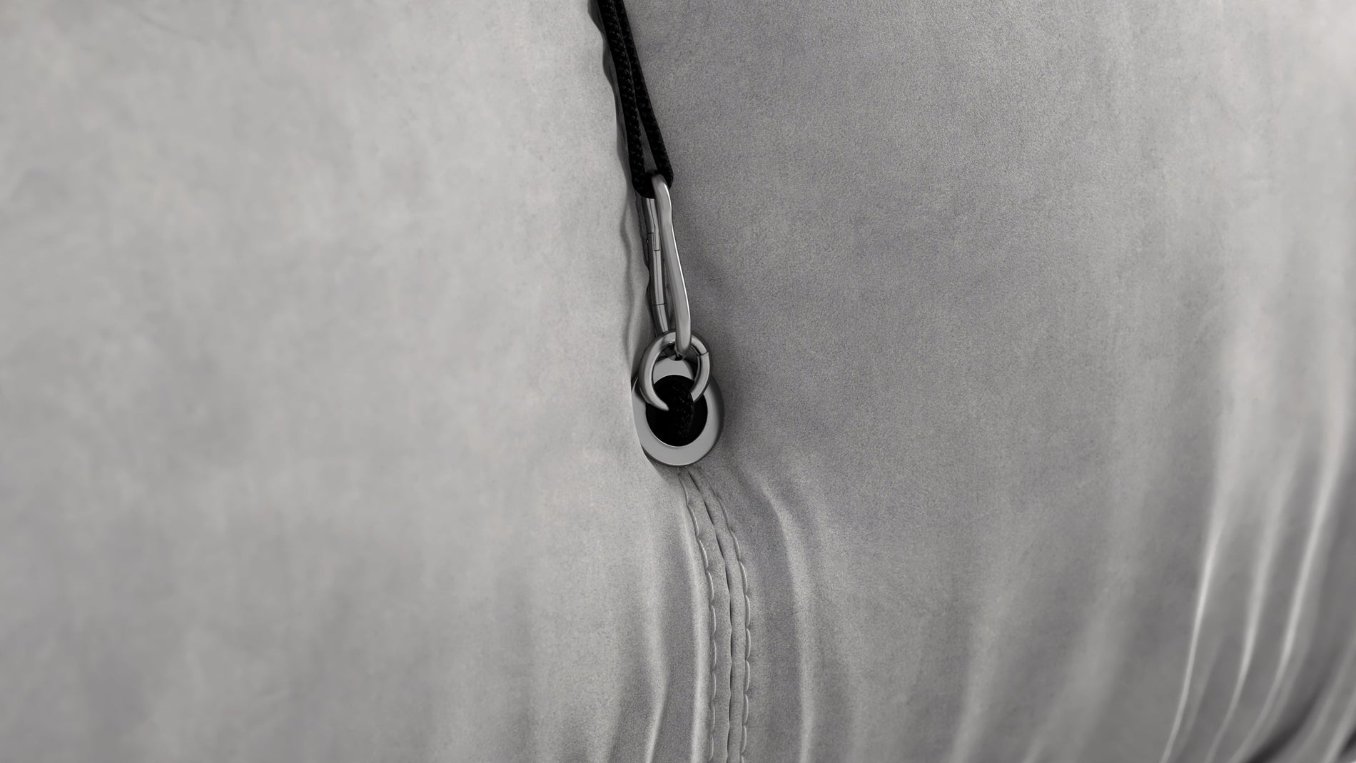 Bellini SectionalLight Gray Velvet