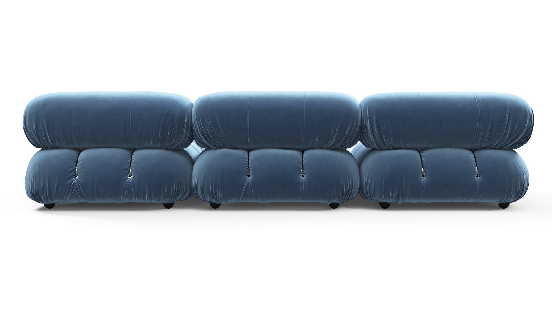 Bellini SectionalAegean Blue Velvet