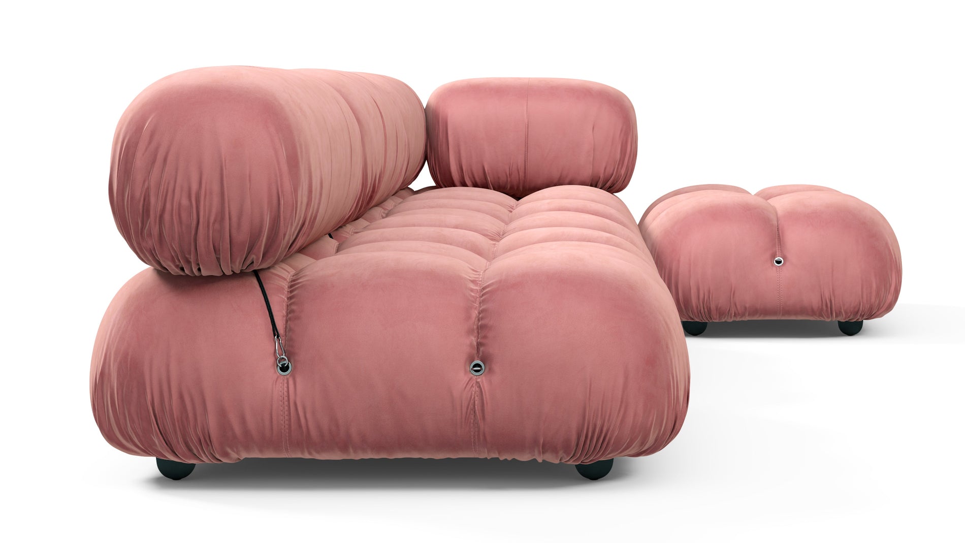 Bellini SectionalBlush Pink Velvet