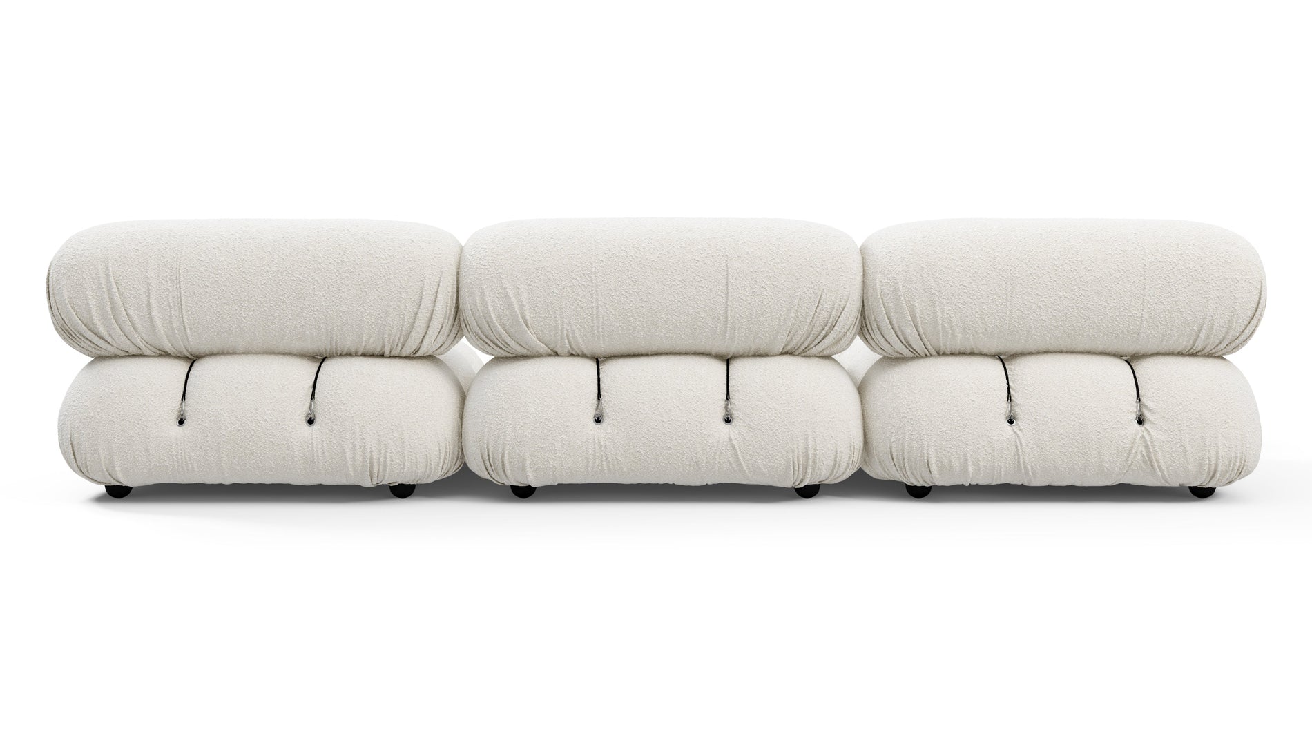 Bellini SectionalWhite Boucle