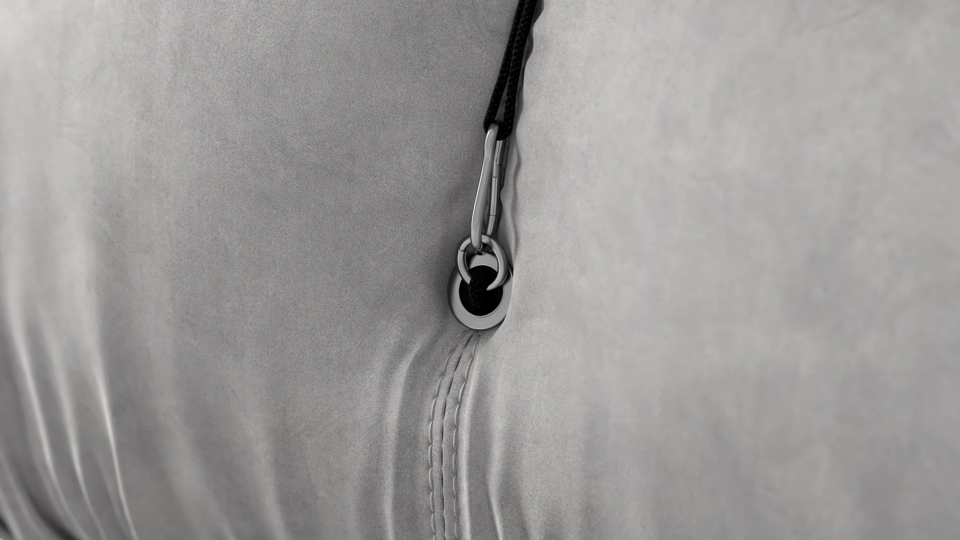 Bellini SectionalLight Gray Velvet