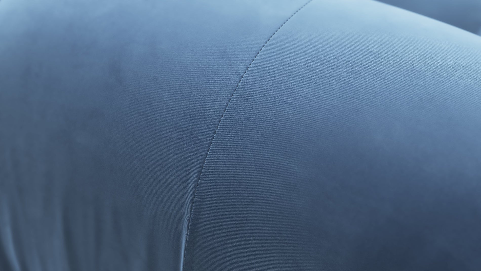 Bellini SectionalAegean Blue Velvet