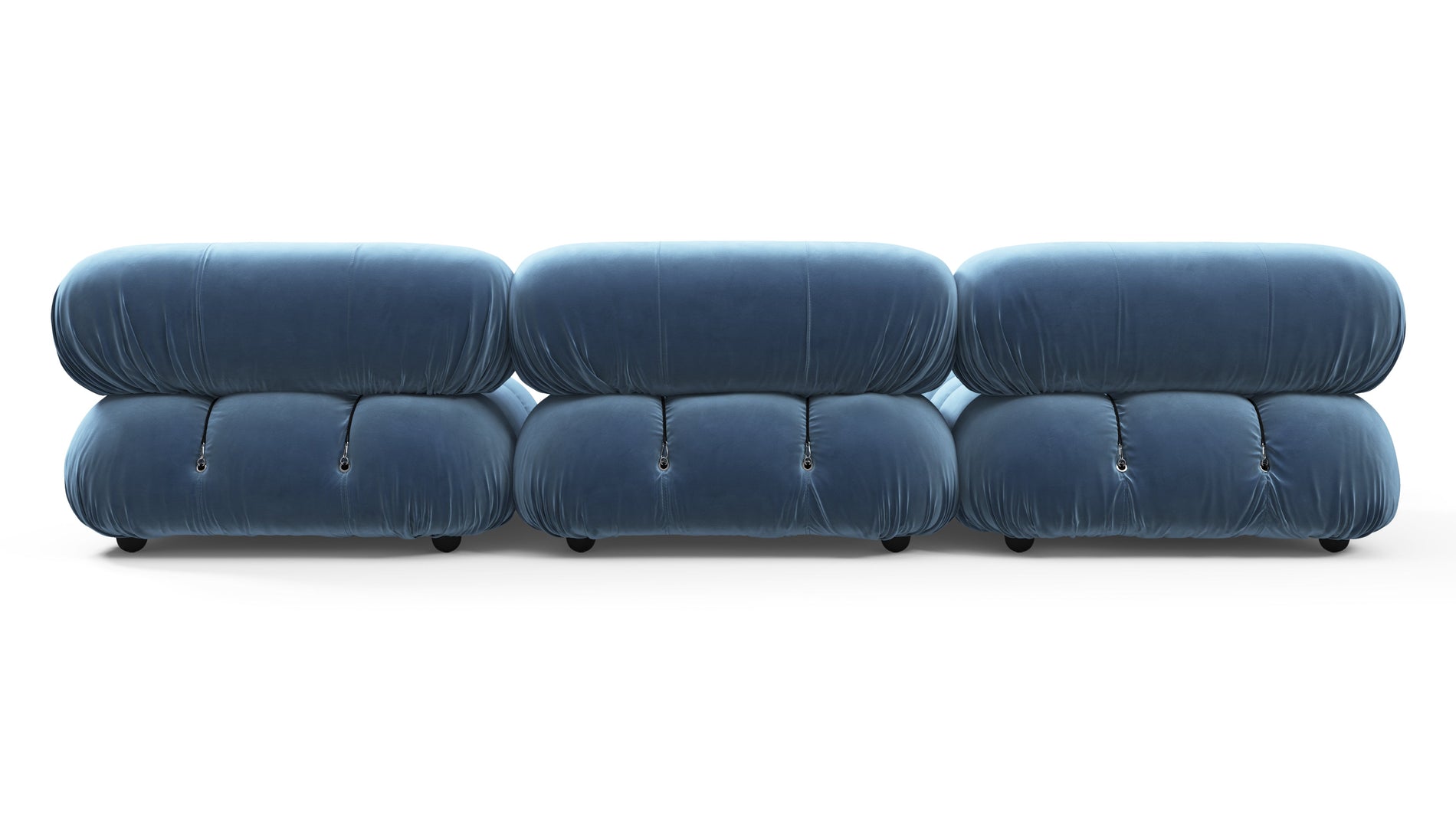 Bellini SectionalAegean Blue Velvet