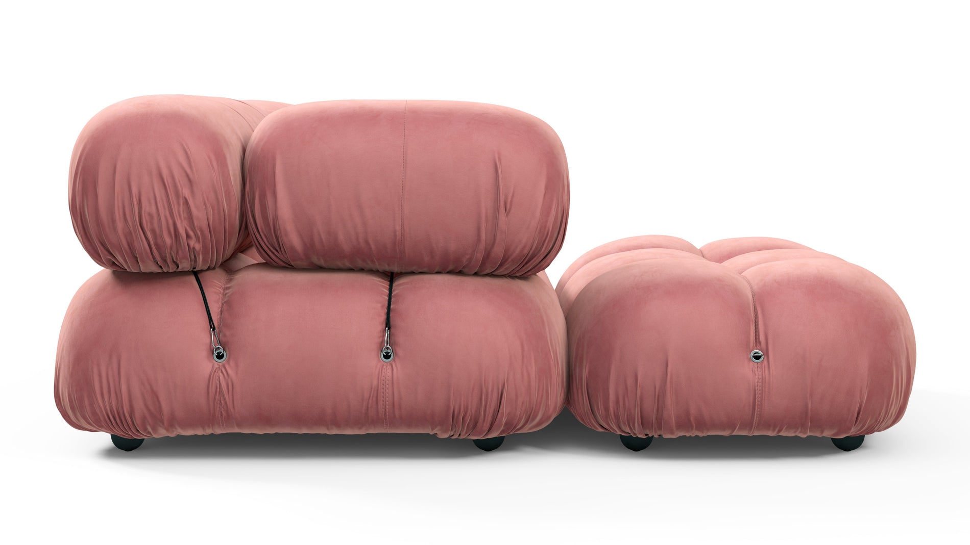 Bellini SectionalBlush Pink Velvet