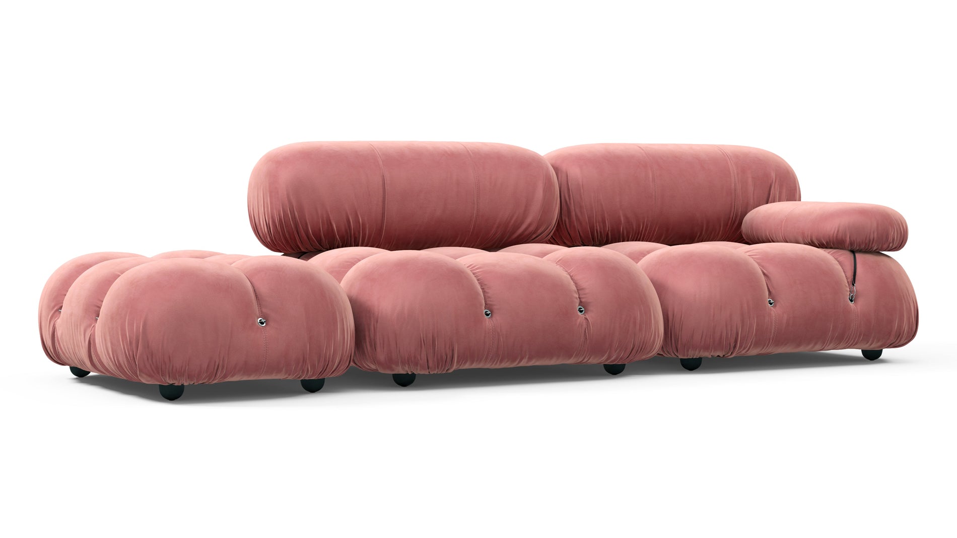 Bellini SofaBlush Pink Velvet