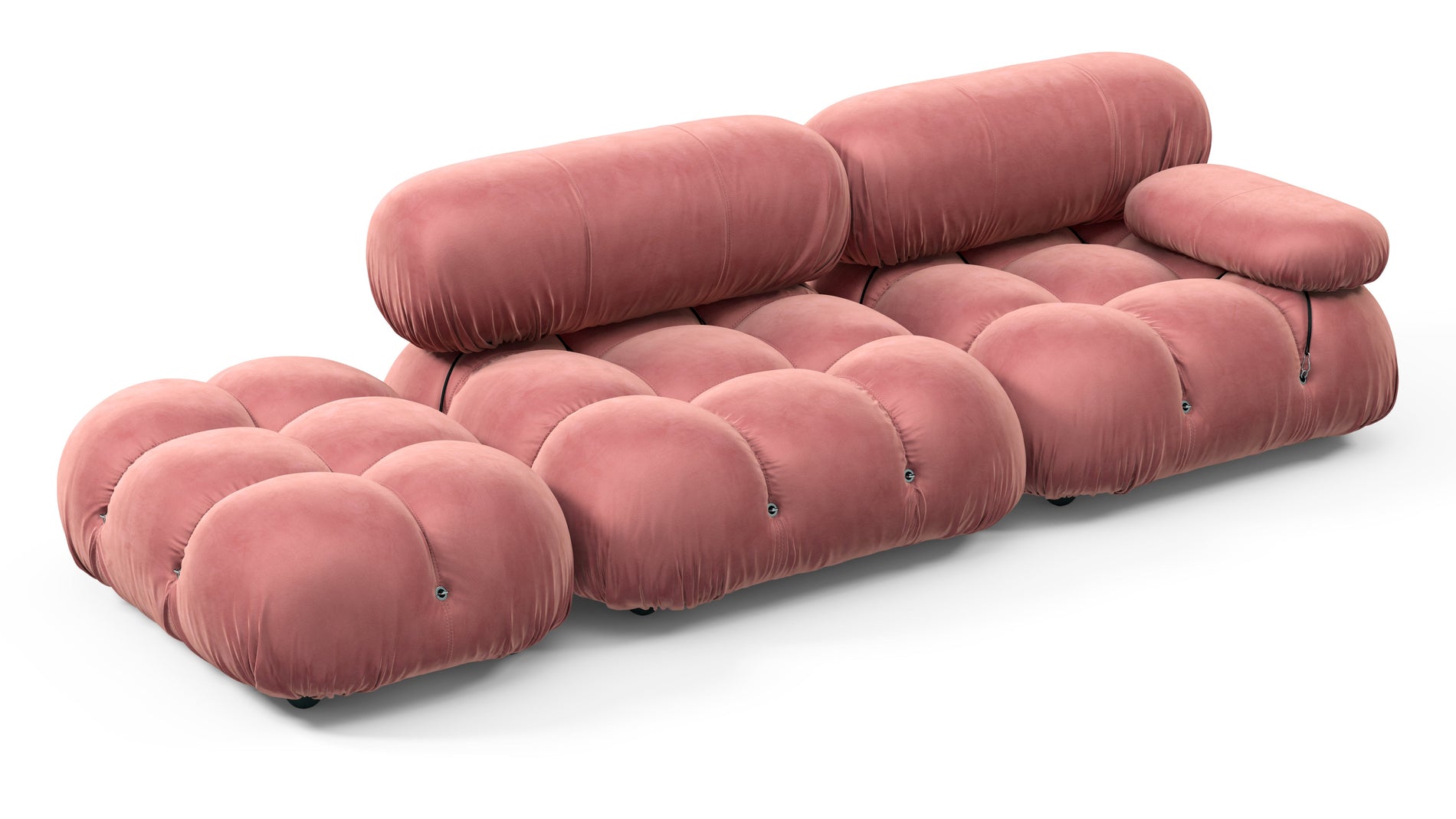 Bellini SofaBlush Pink Velvet