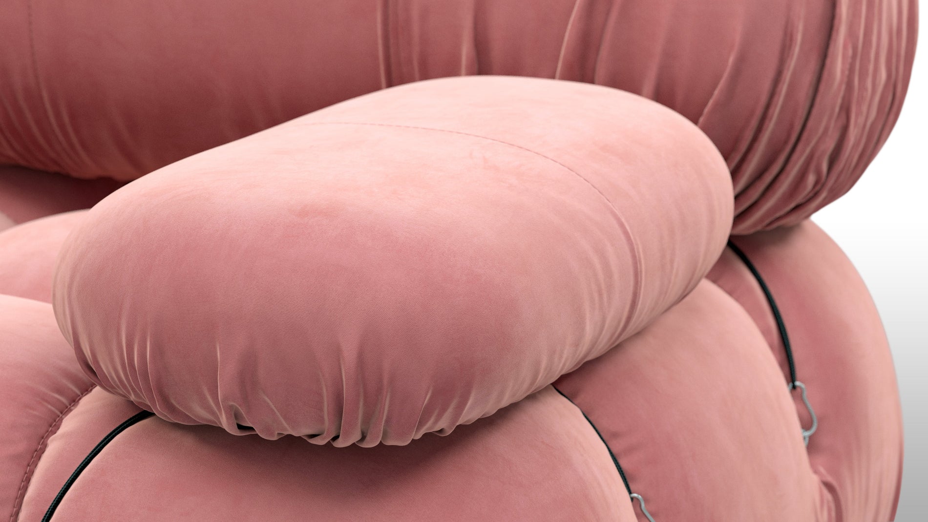 Bellini SofaBlush Pink Velvet