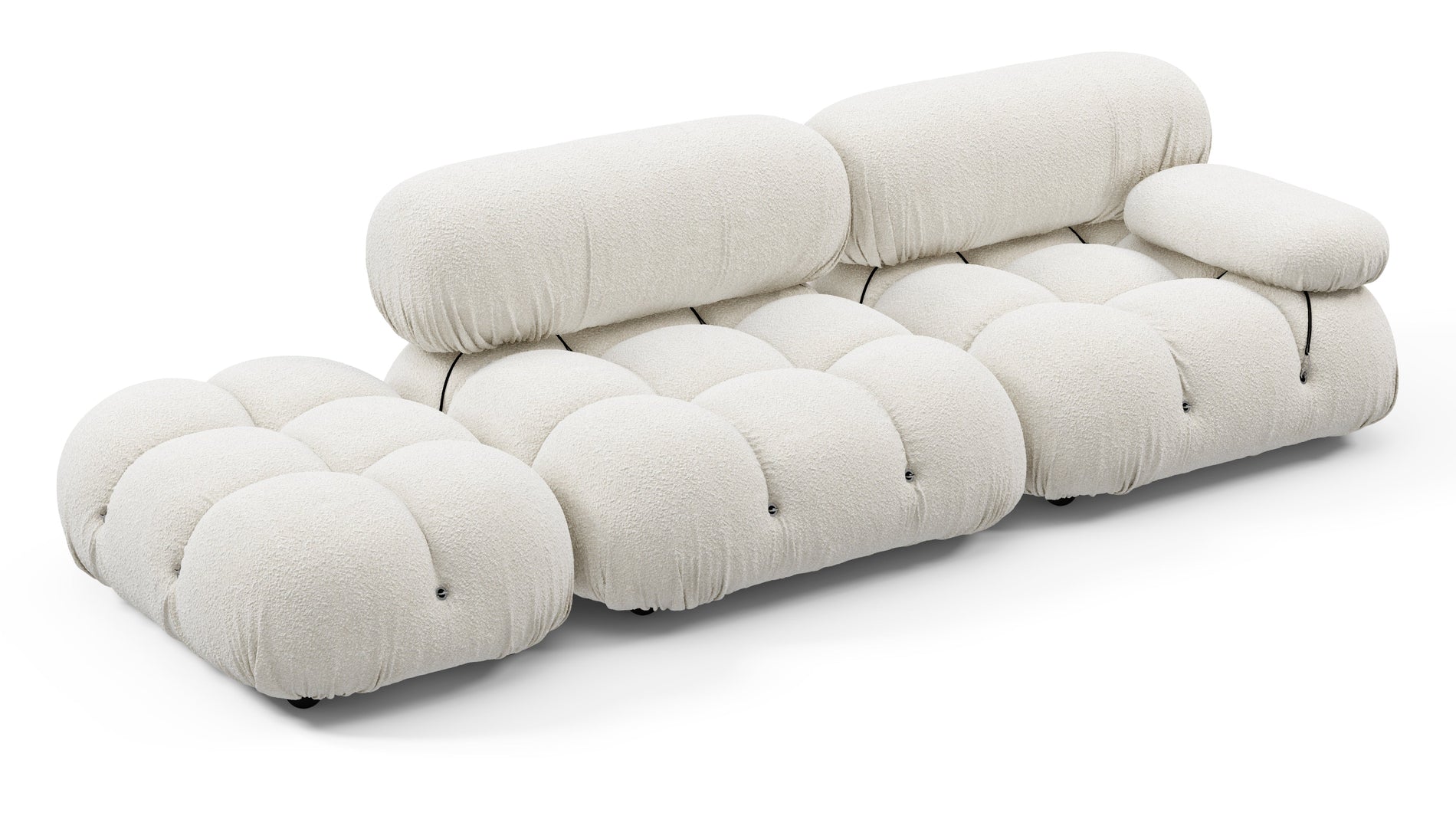 Bellini SofaWhite Boucle
