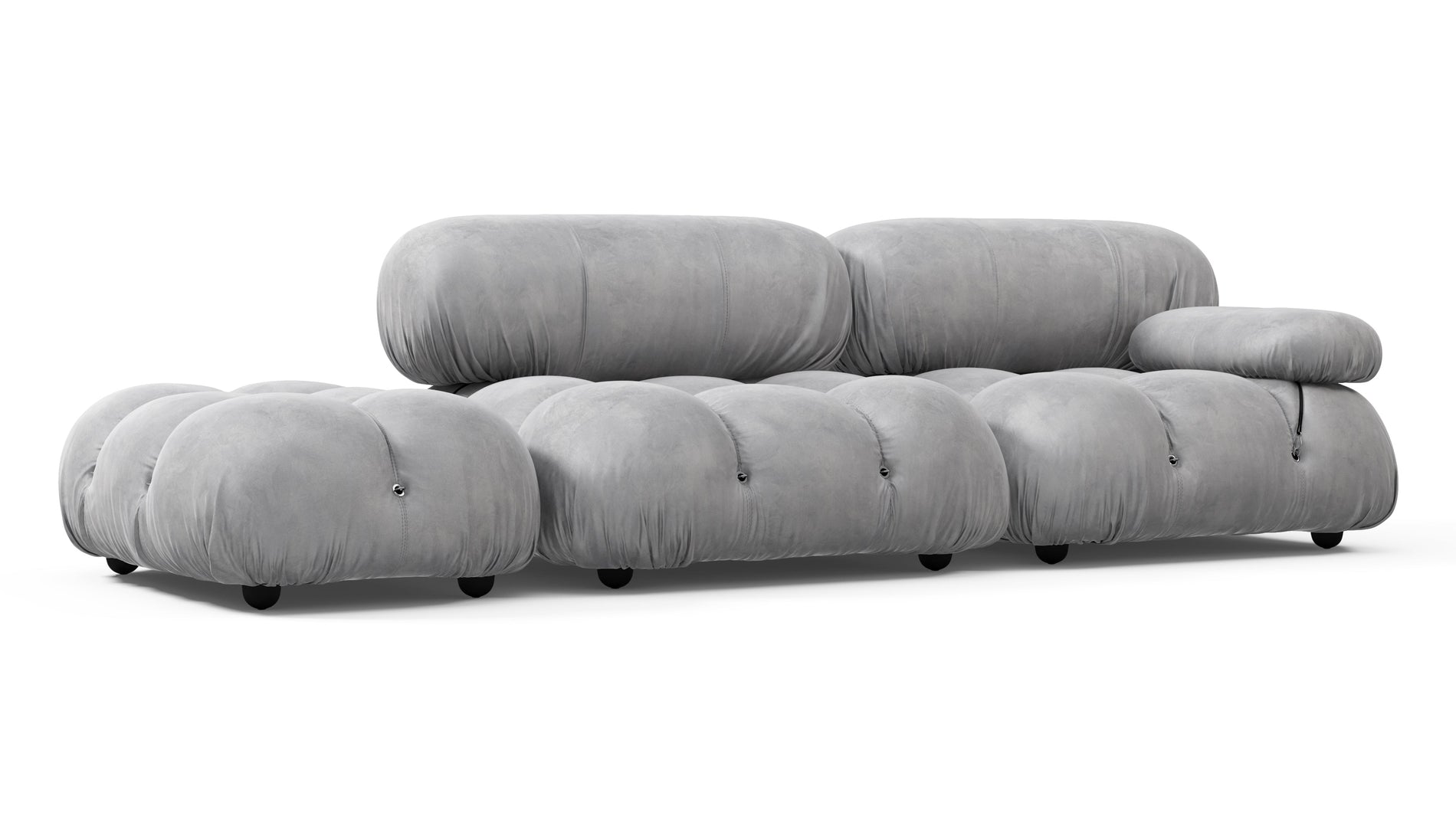 Bellini SofaLight Gray Velvet