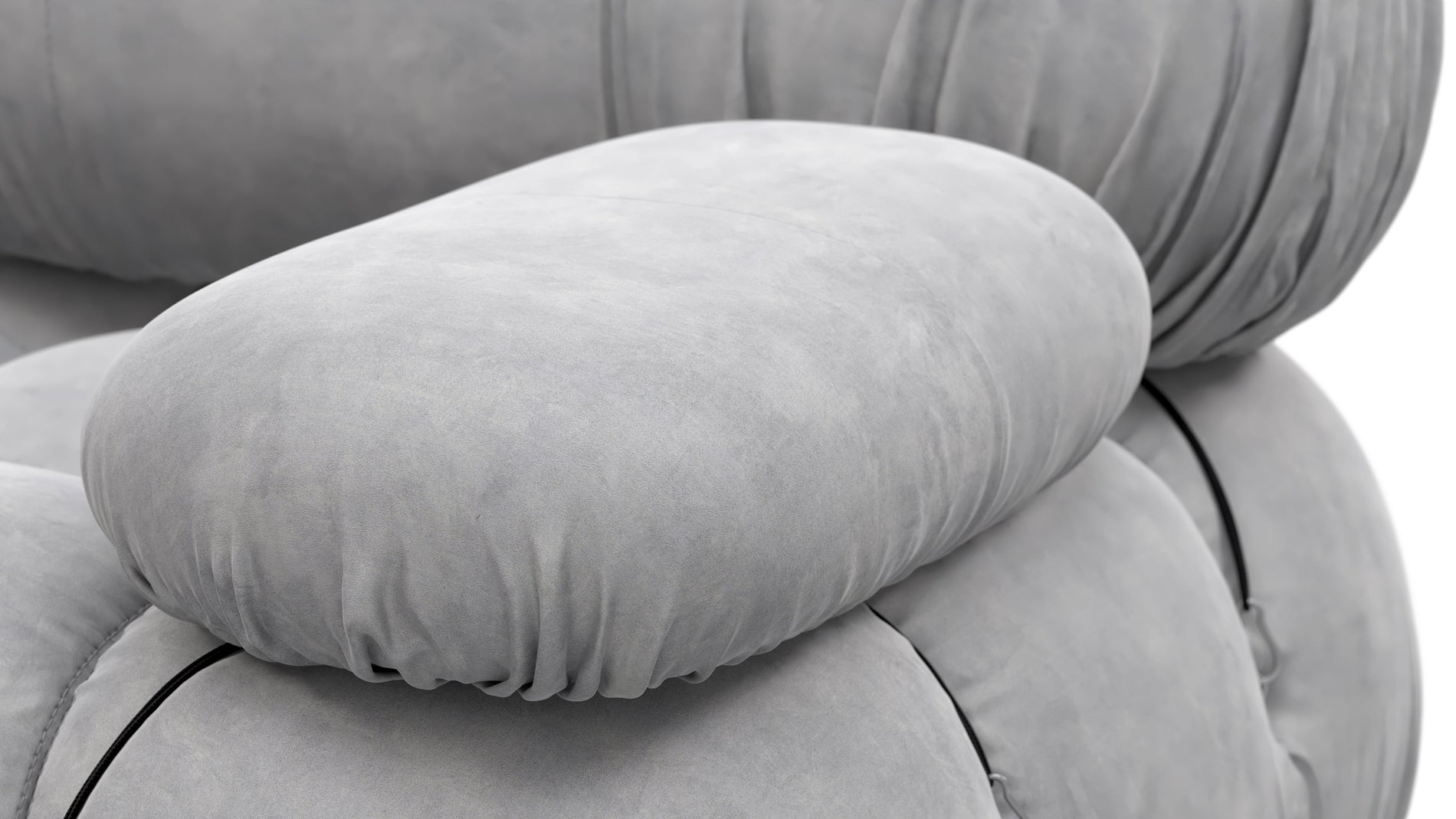 Bellini SofaLight Gray Velvet
