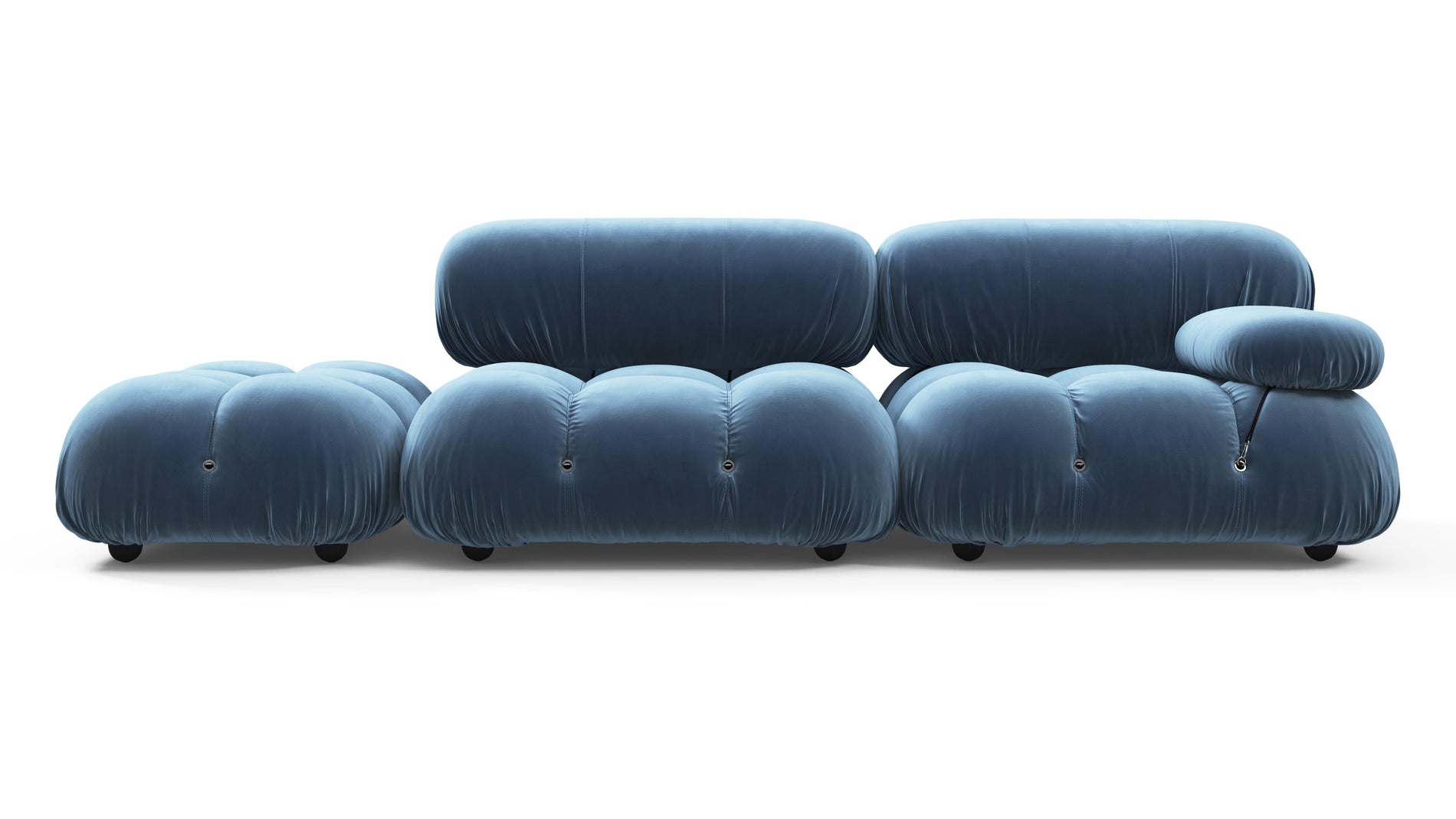 Bellini SofaAegean Blue Velvet