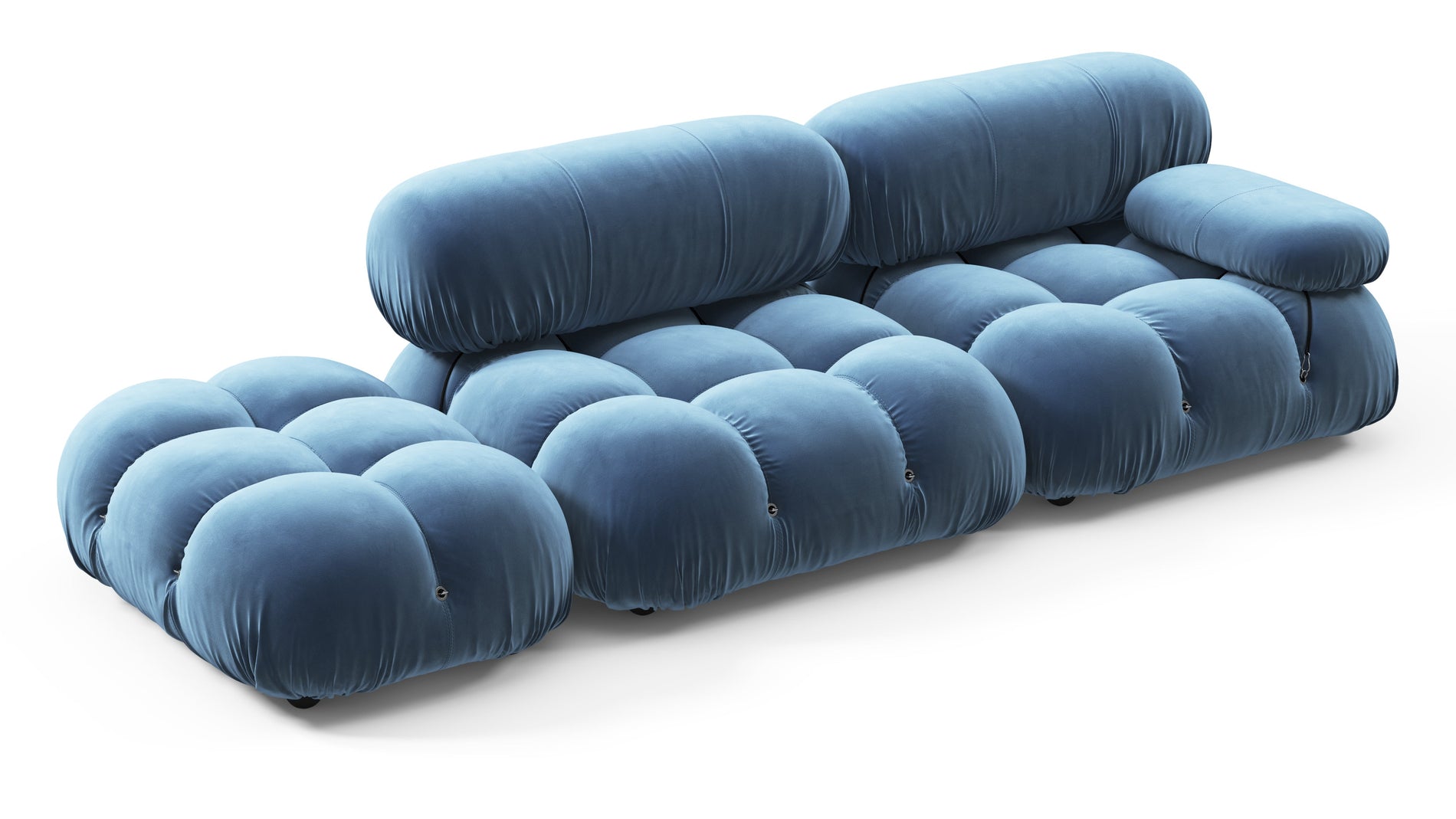 Bellini SofaAegean Blue Velvet