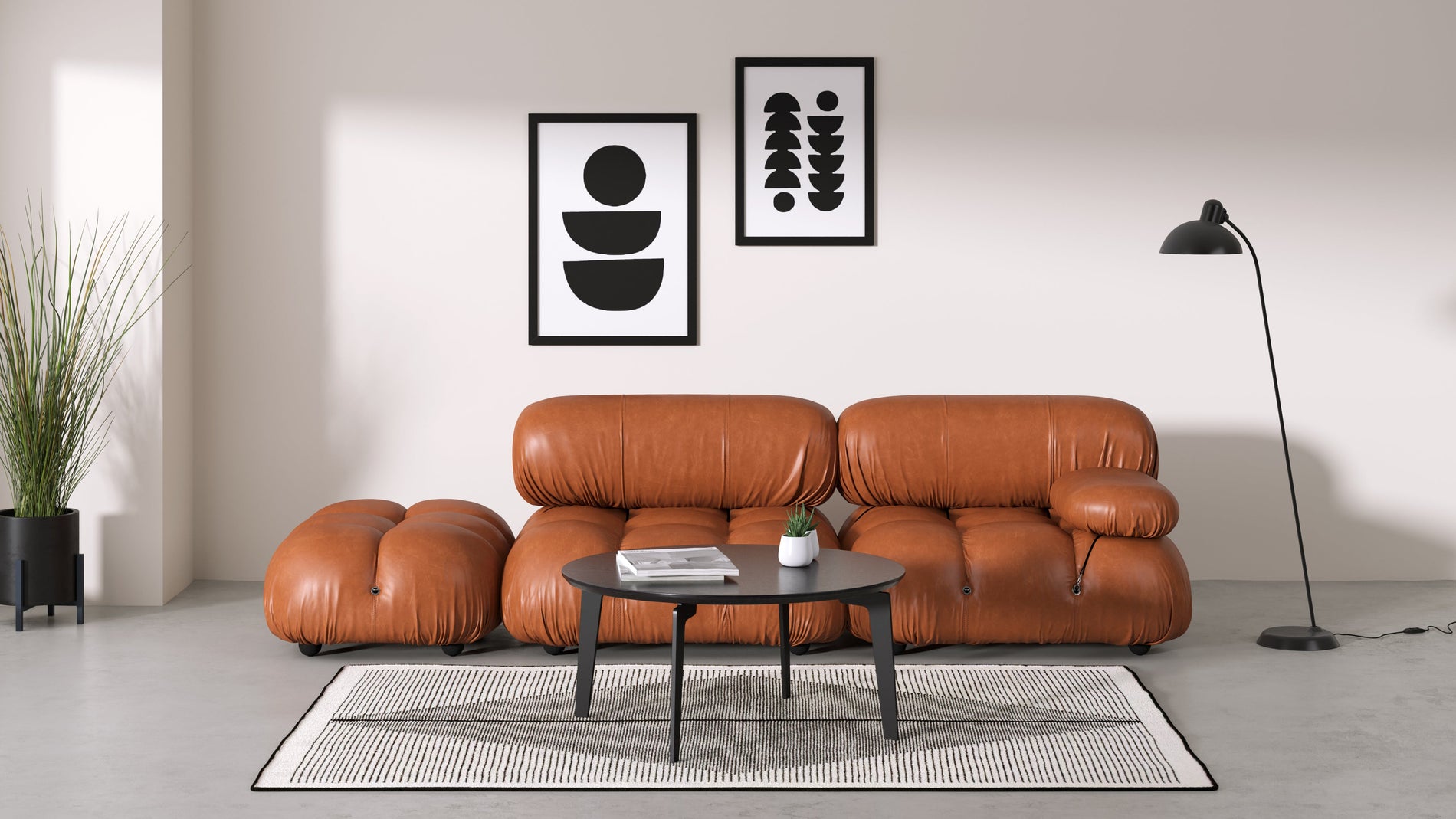 Bellini SofaTan Premium Leather