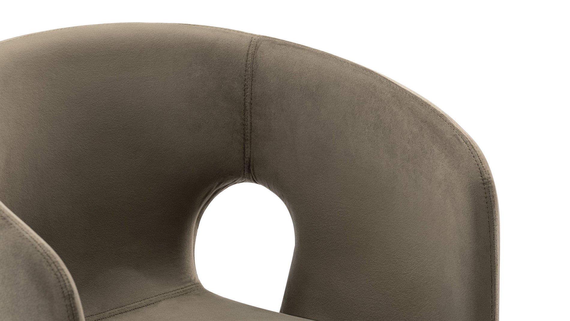 CelesteCeleste - Celeste Chair, Taupe Velvet