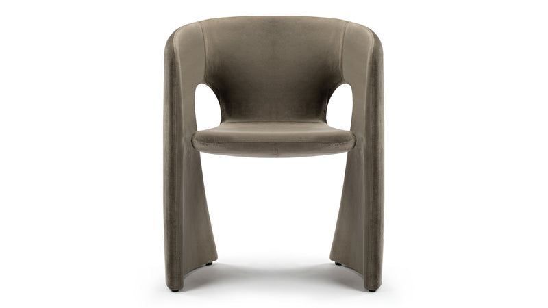 CelesteCeleste - Celeste Chair, Taupe Velvet