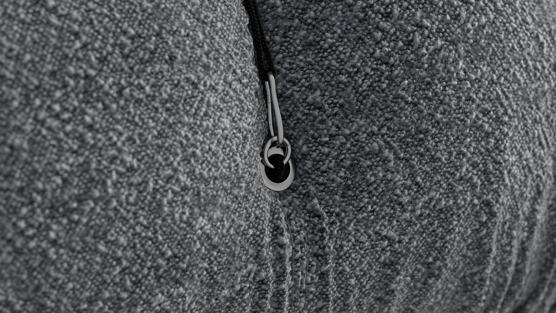 Bellini SectionalGray Boucle