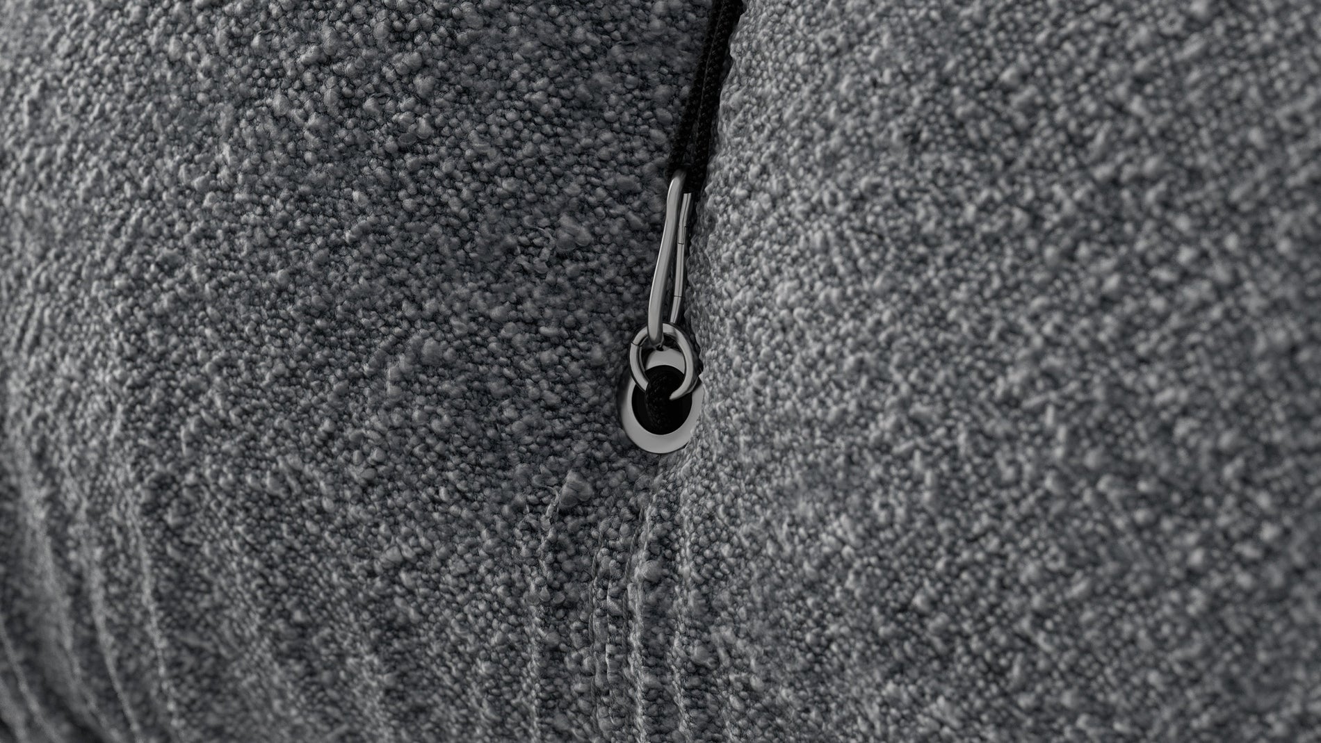Bellini SectionalGray Boucle