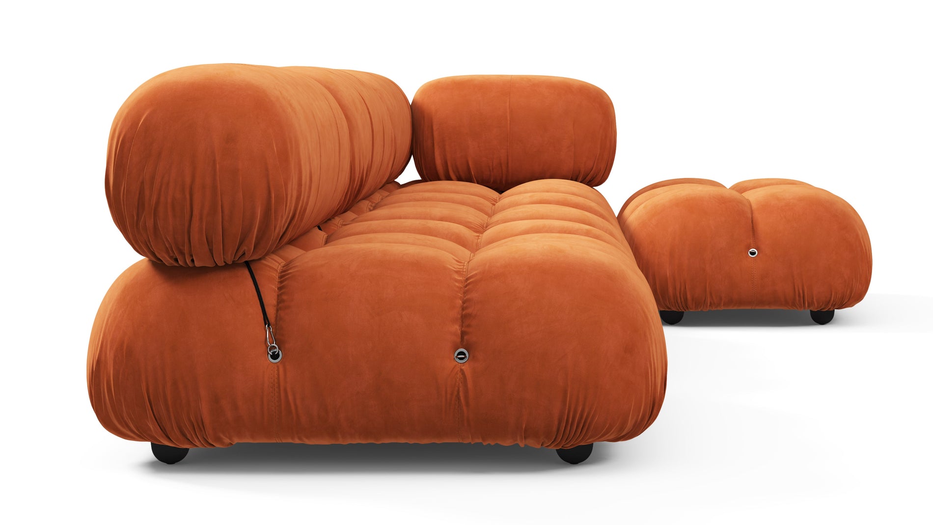 Bellini SectionalApricot Velvet
