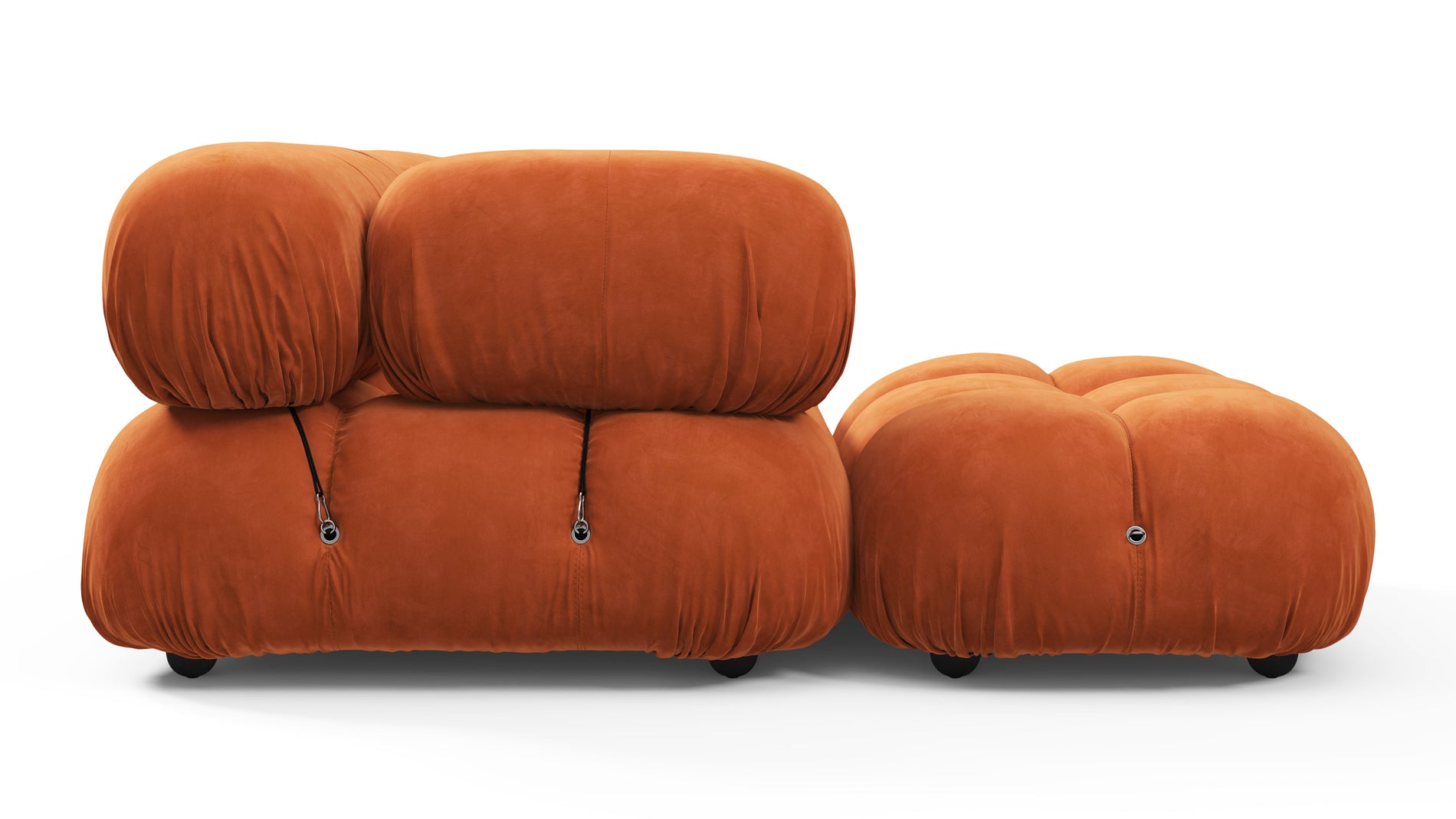 Bellini SectionalApricot Velvet