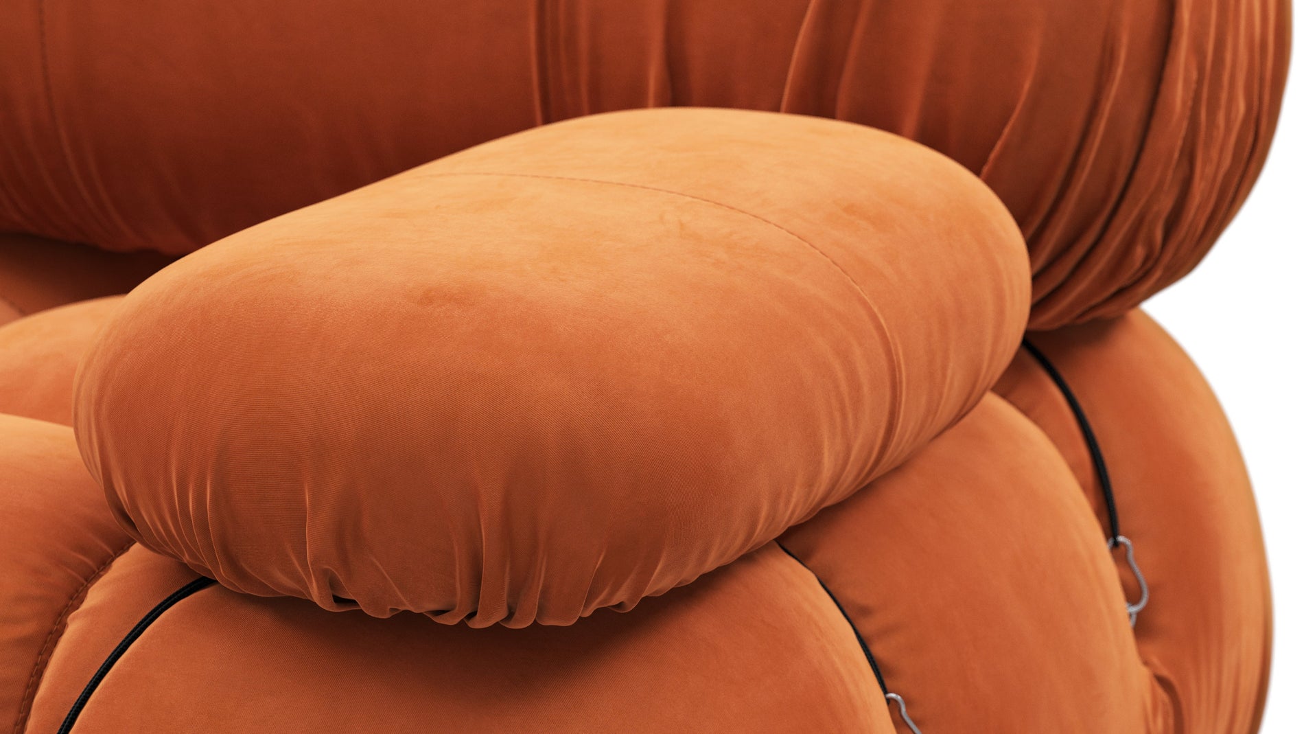Bellini SofaApricot Velvet