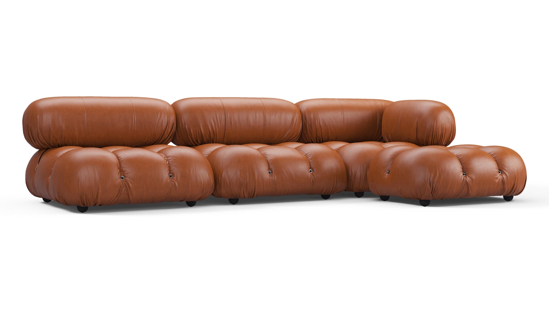 Bellini SectionalTan Premium Leather