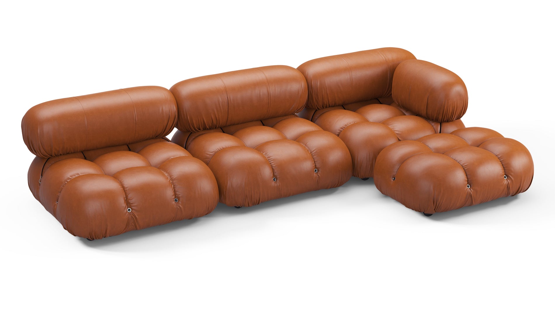 Bellini SectionalTan Premium Leather