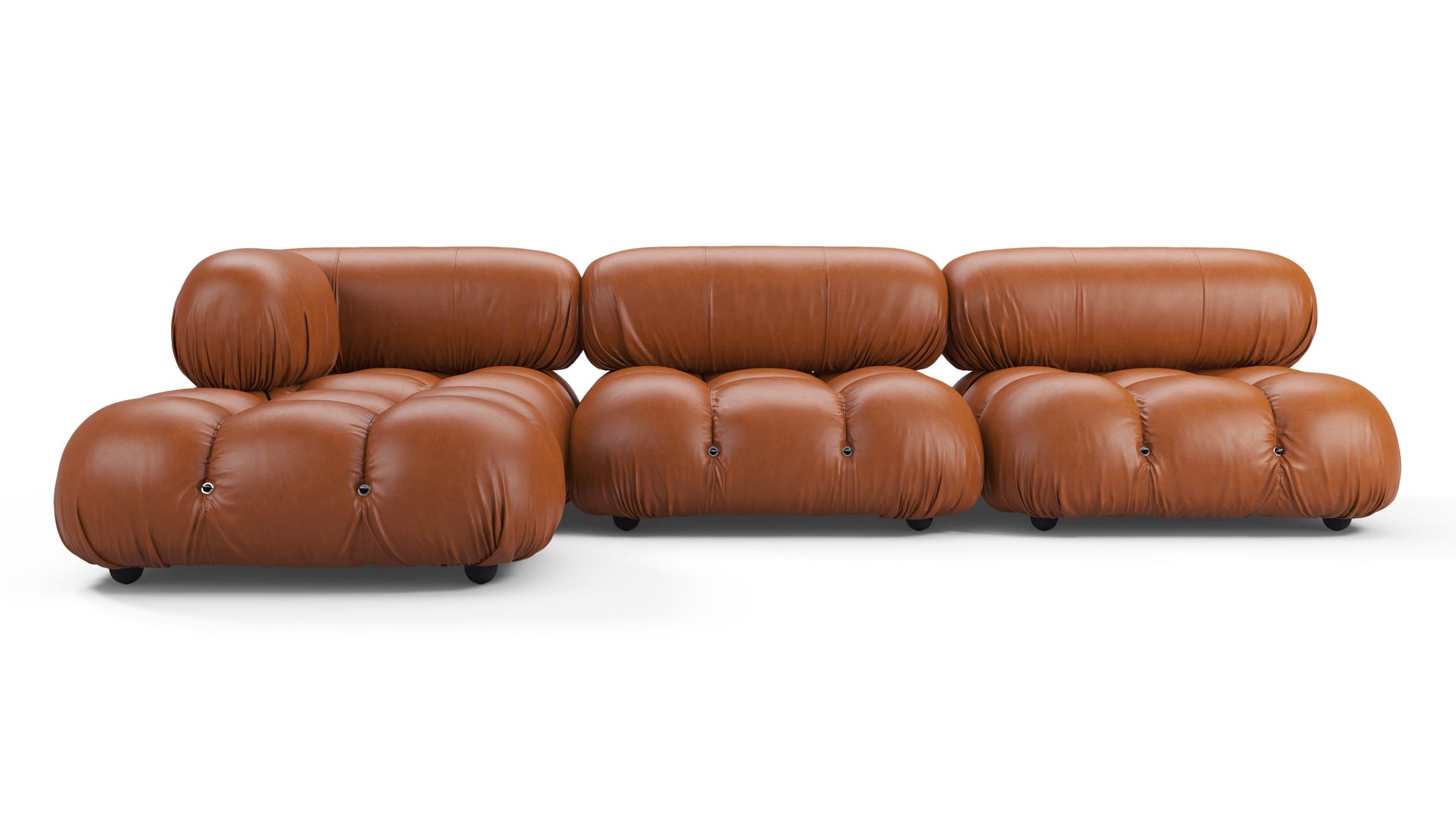 Bellini SectionalTan Premium Leather