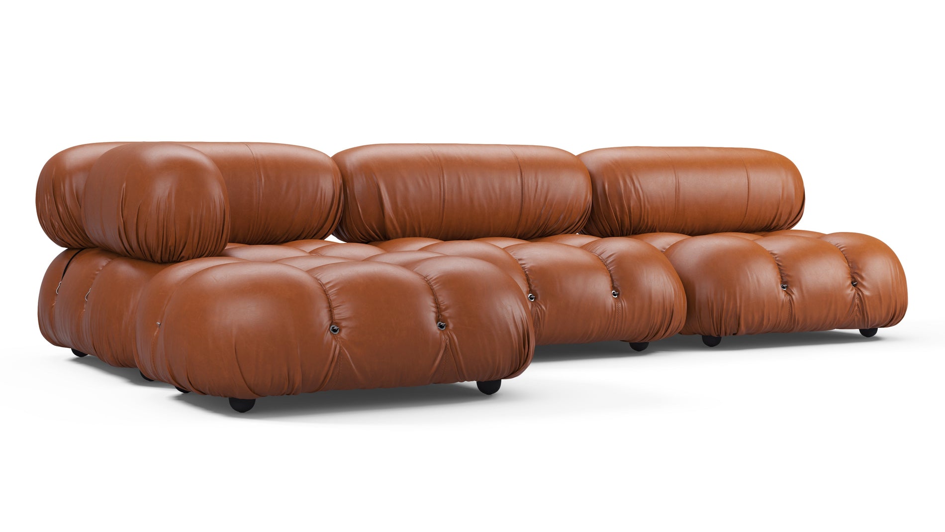 Bellini SectionalTan Premium Leather