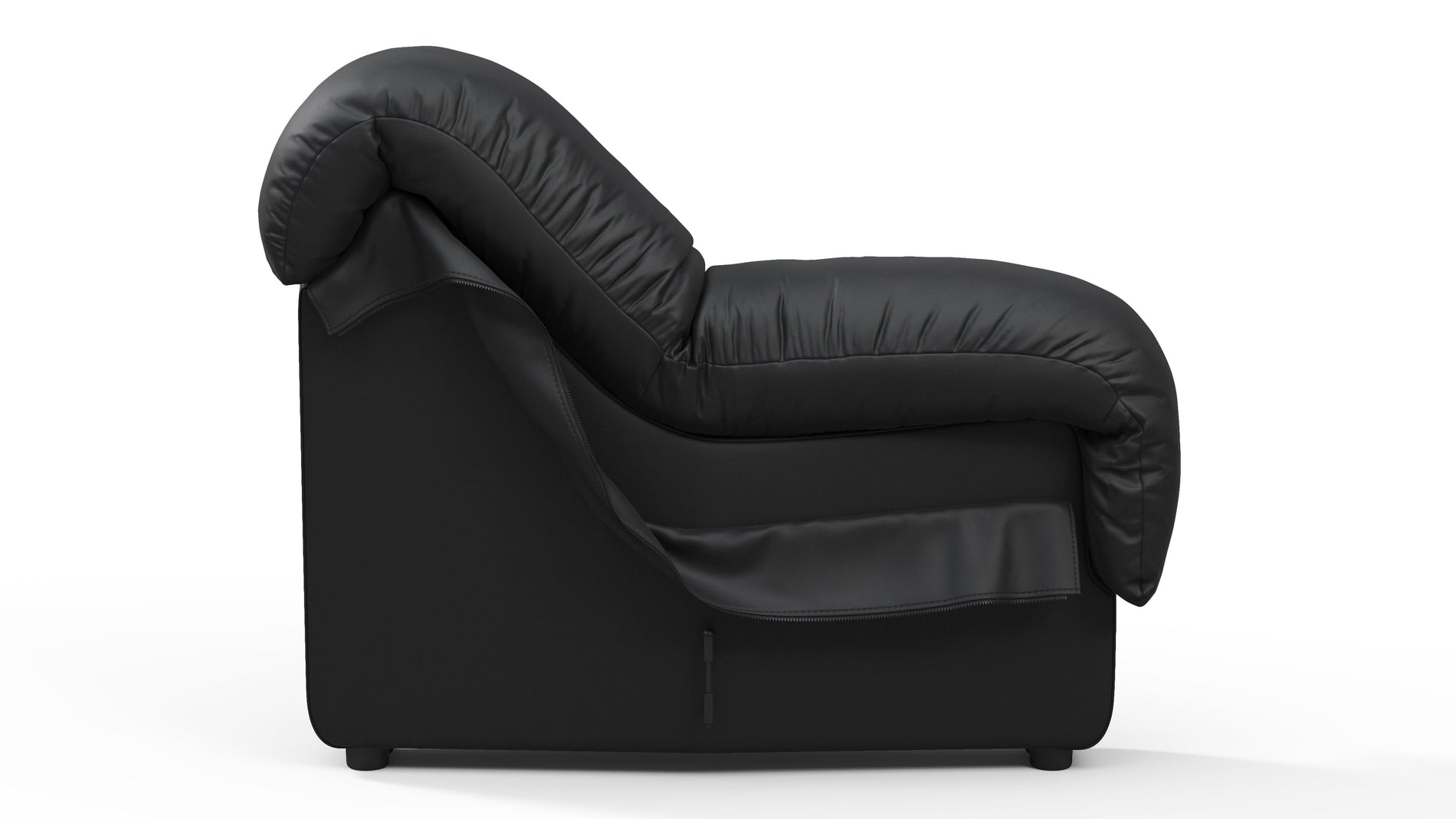 DS 600Black Vegan Leather