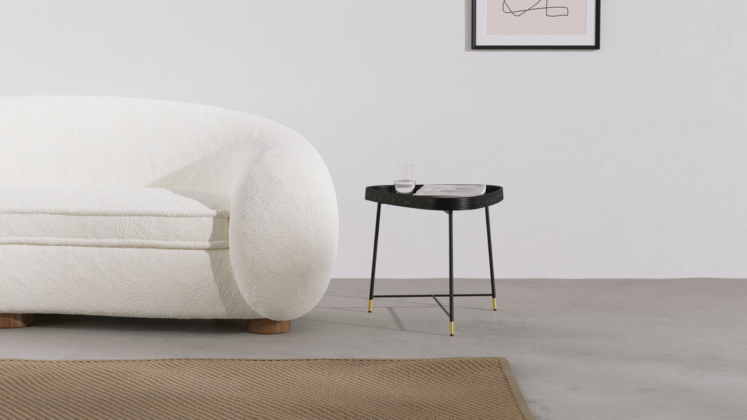 RemyRemy - Remy Side Table, Black Ash Veneer