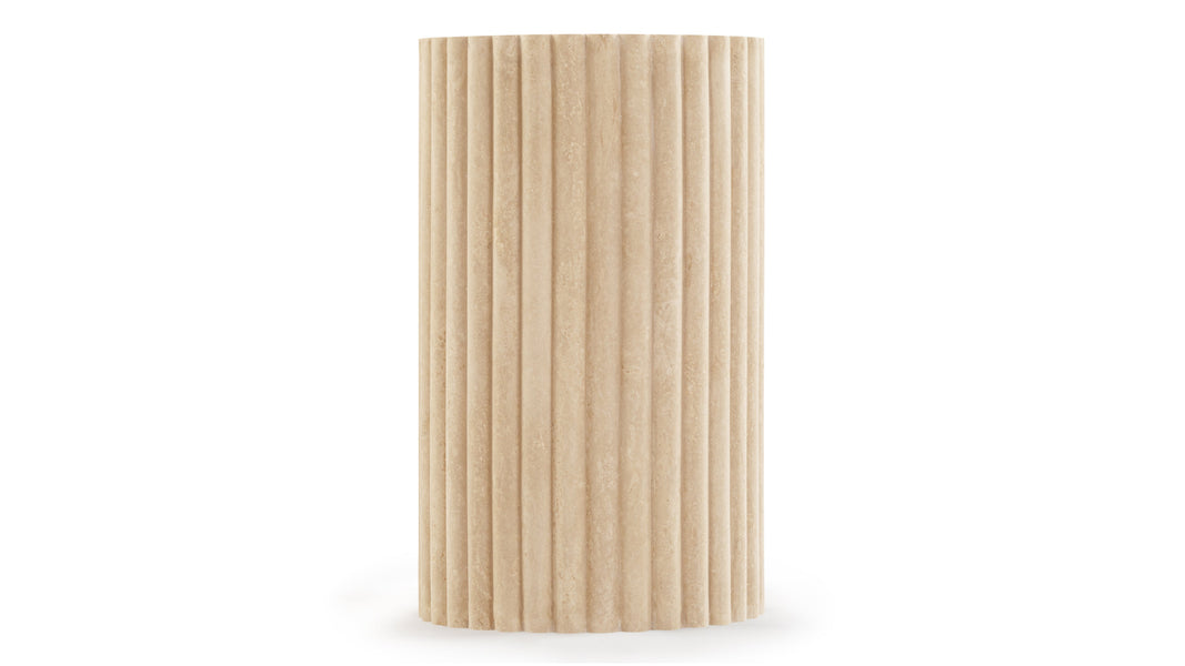 SaturnSaturn - Saturn Side Table, Travertine