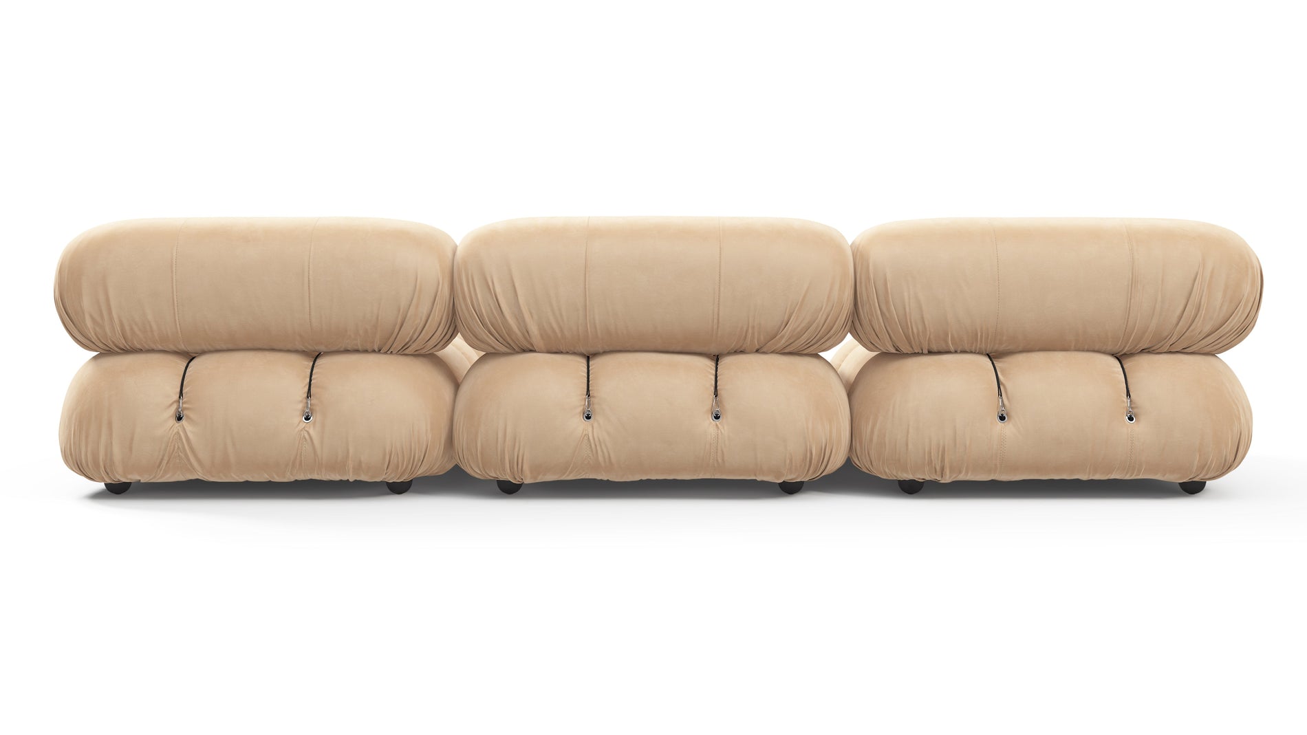 Bellini SectionalEcru Velvet