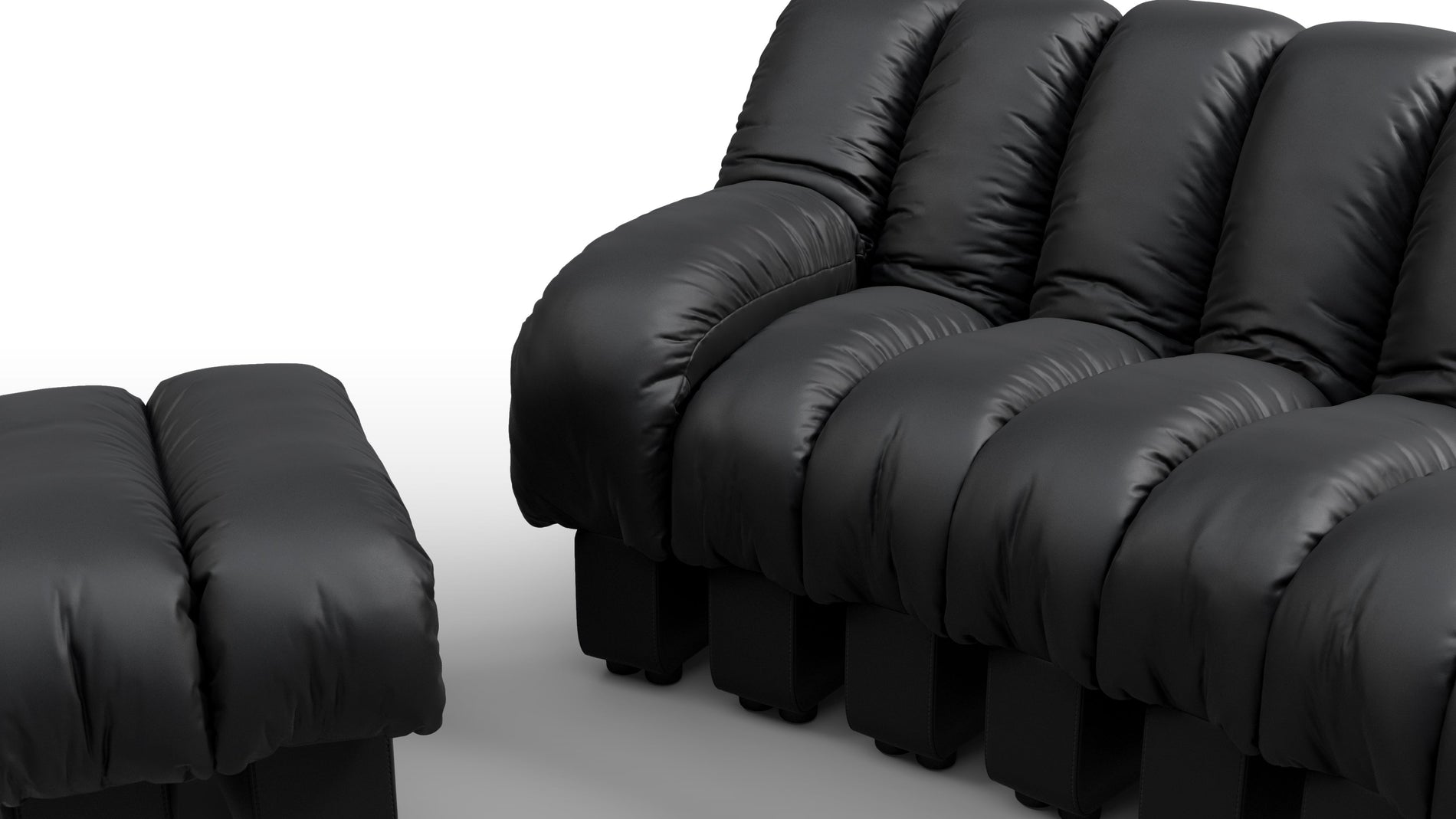 DS 600Black Vegan Leather