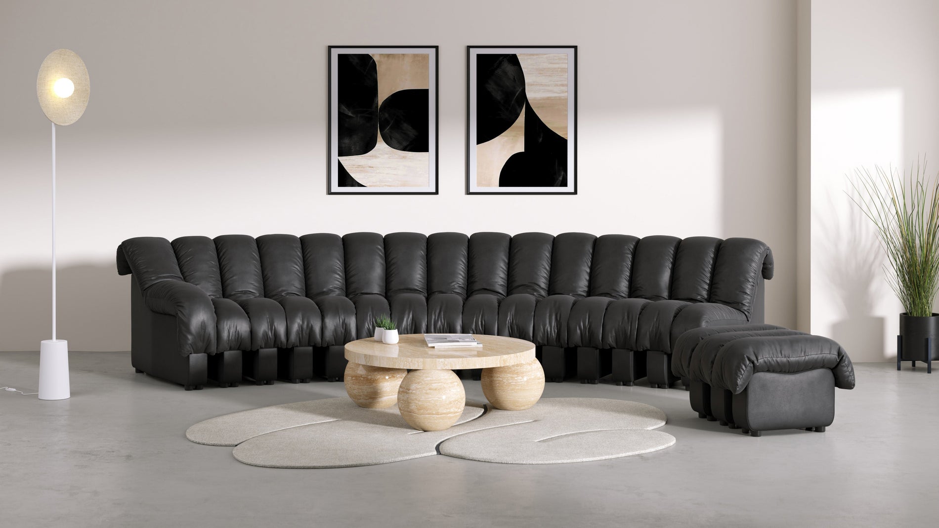 DS 600Black Vegan Leather