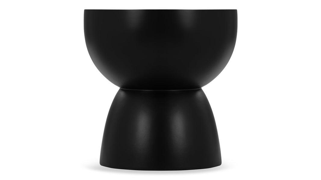 AuraAura - Aura Side Table, Black Concrete