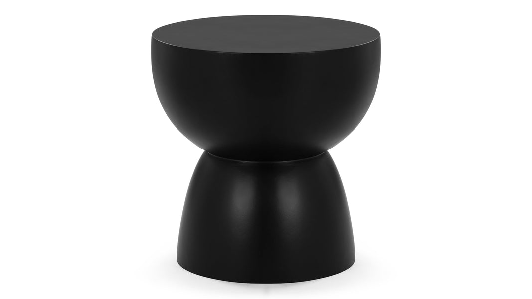 AuraAura - Aura Side Table, Black Concrete