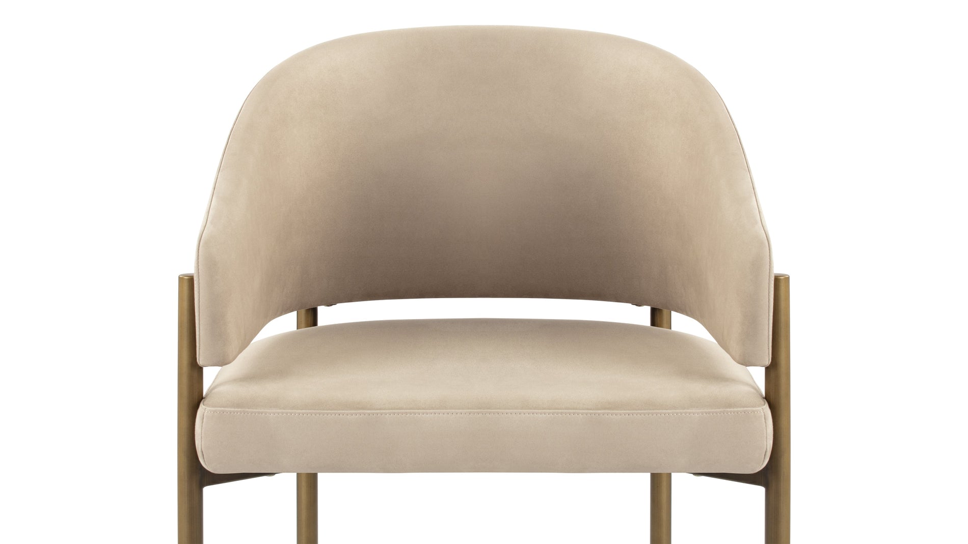 EsmeLatte Vegan Suede and Brushed Brass