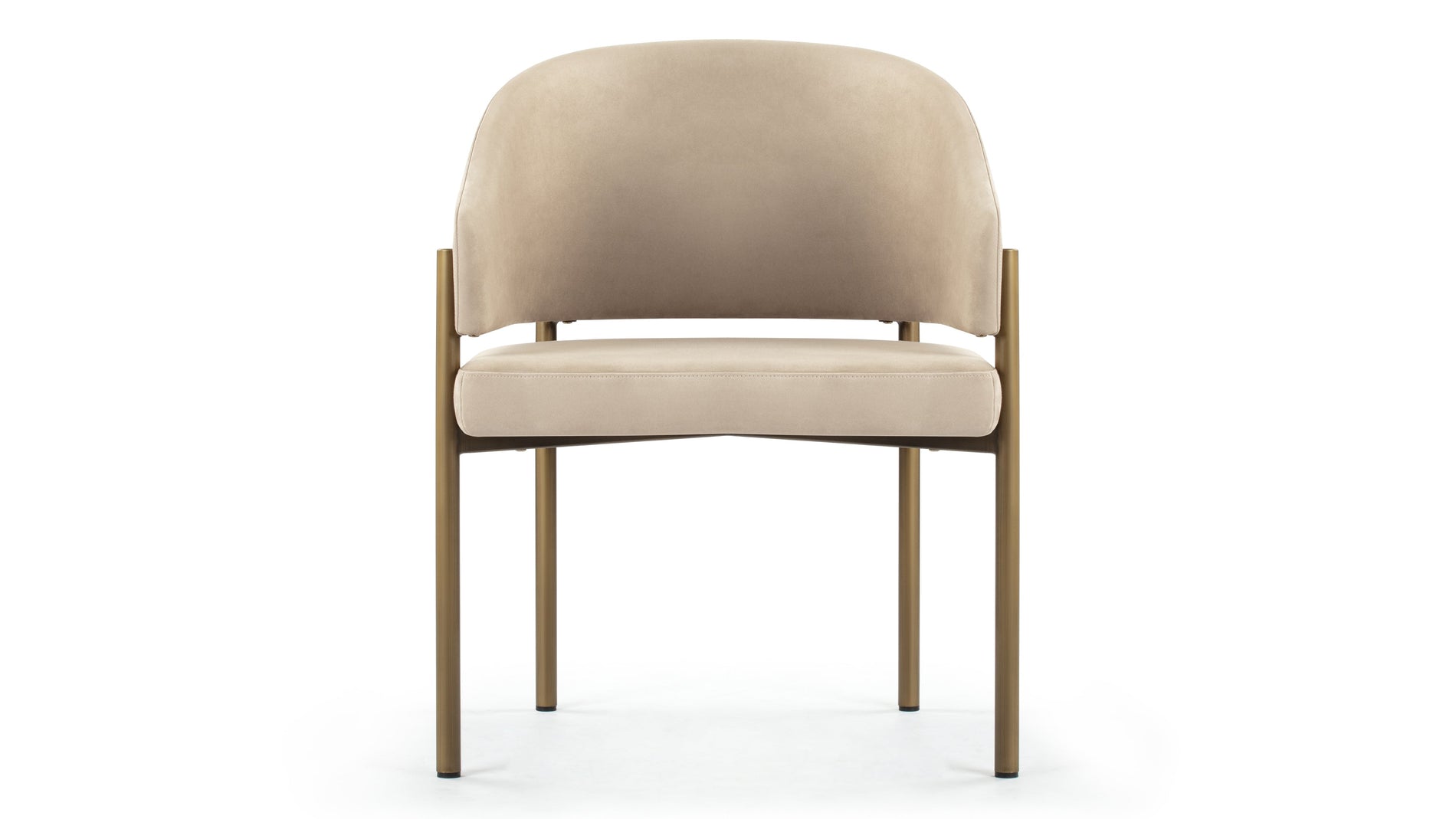 EsmeLatte Vegan Suede and Brushed Brass